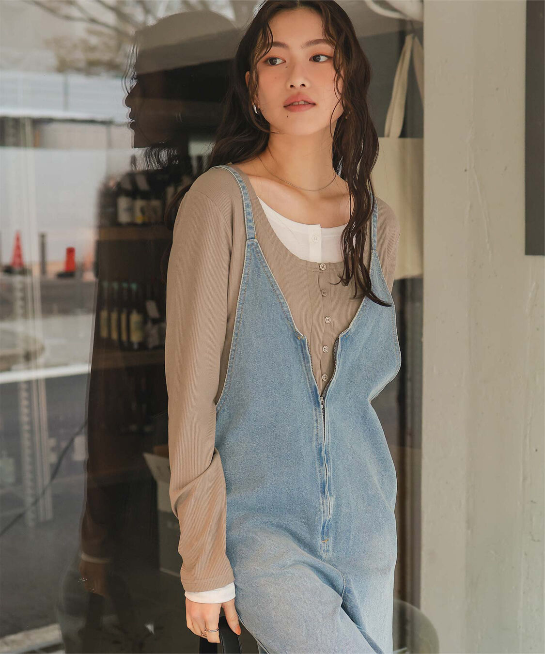 titivate「レイヤード風リブカットソートップス」|Tシャツ・カットソー|