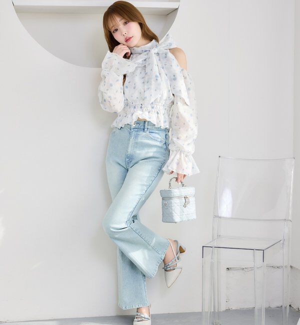  「リボンミュール/サックスツイード」|その他|