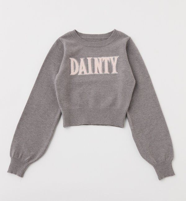  「キラキラロゴ入りアソートニット」|ニット・セーター|