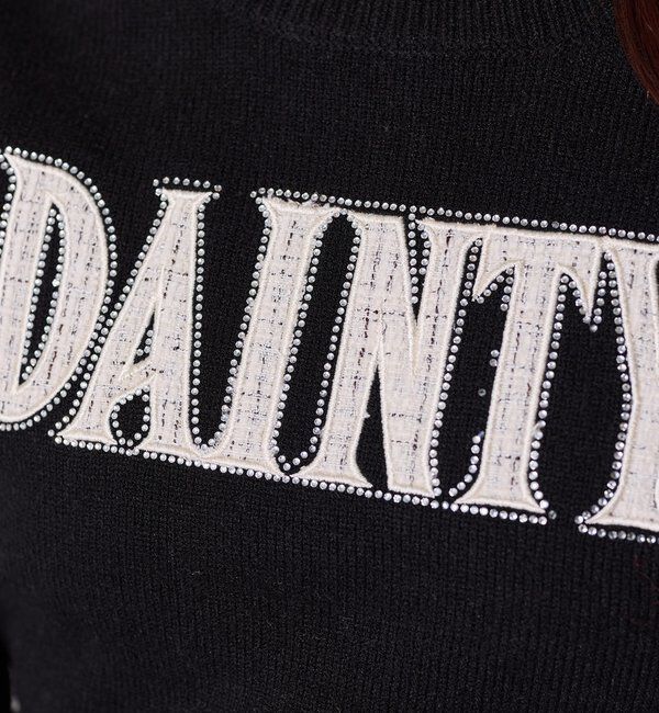  「キラキラロゴ入りアソートニット」|ニット・セーター|