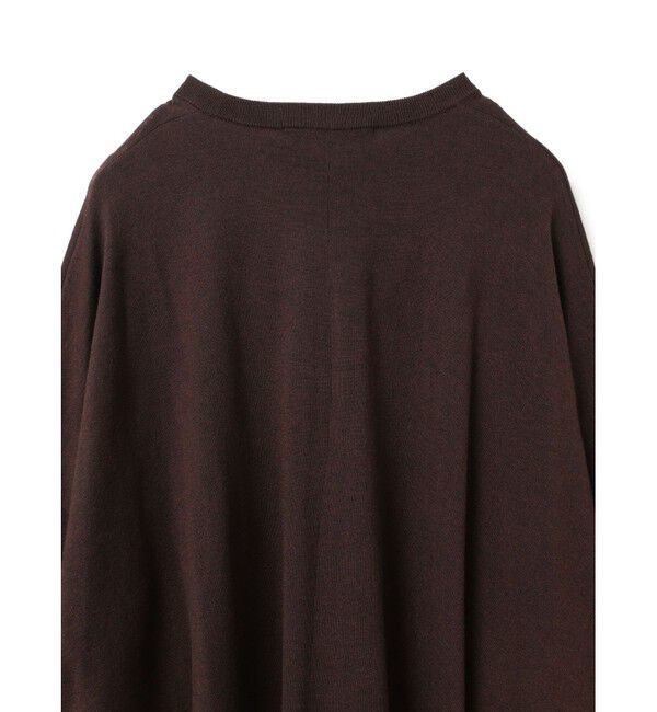 mizuiro ind「mizuiro ind フロントシームコクーンプルオーバー」|ニット・セーター|