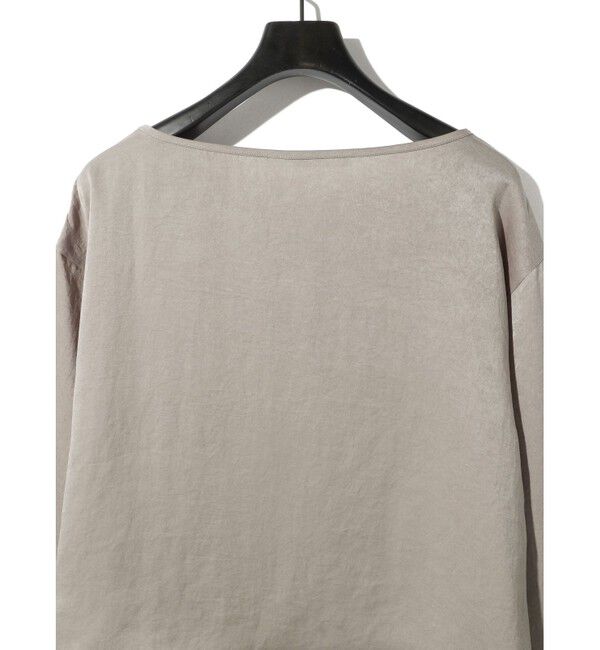 MIDIUMISOLID「MIDIUMISOLID for Ladies サテンプルオーバー」|Tシャツ・カットソー|