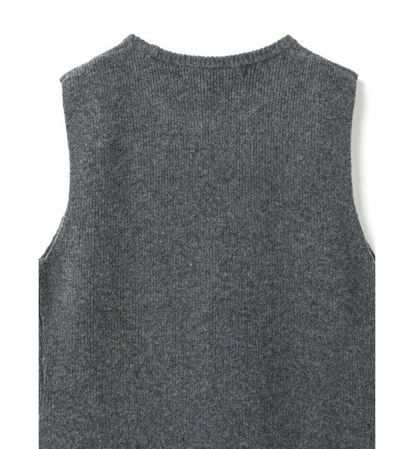 mizuiro ind「mizuiro ind サイドスリットリブベスト」|ベスト・ジレ|