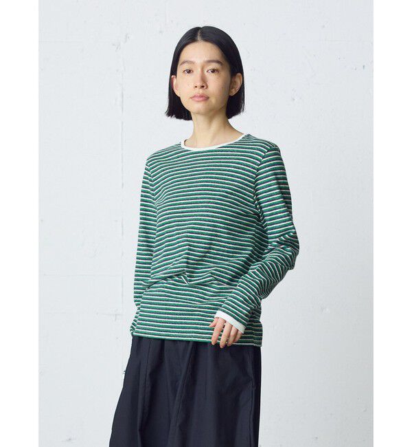 MidiUmi「MidiUmi マルチボーダープルオーバーL/S」|Tシャツ・カットソー|