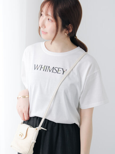 Te chichi TERRASSE「フラワーロゴプリントTシャツ」|Tシャツ・カットソー|