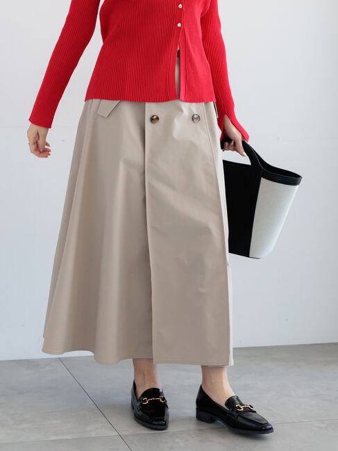 Te chichi「トレンチフレアスカート」|スカート|