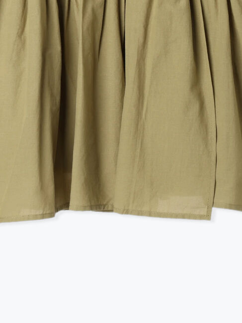 Samansa Mos2「布帛ギャザー貼りカットソー」|Tシャツ・カットソー|