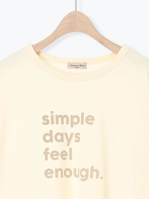 Samansa Mos2「柄アソートロゴロンT」|Tシャツ・カットソー|