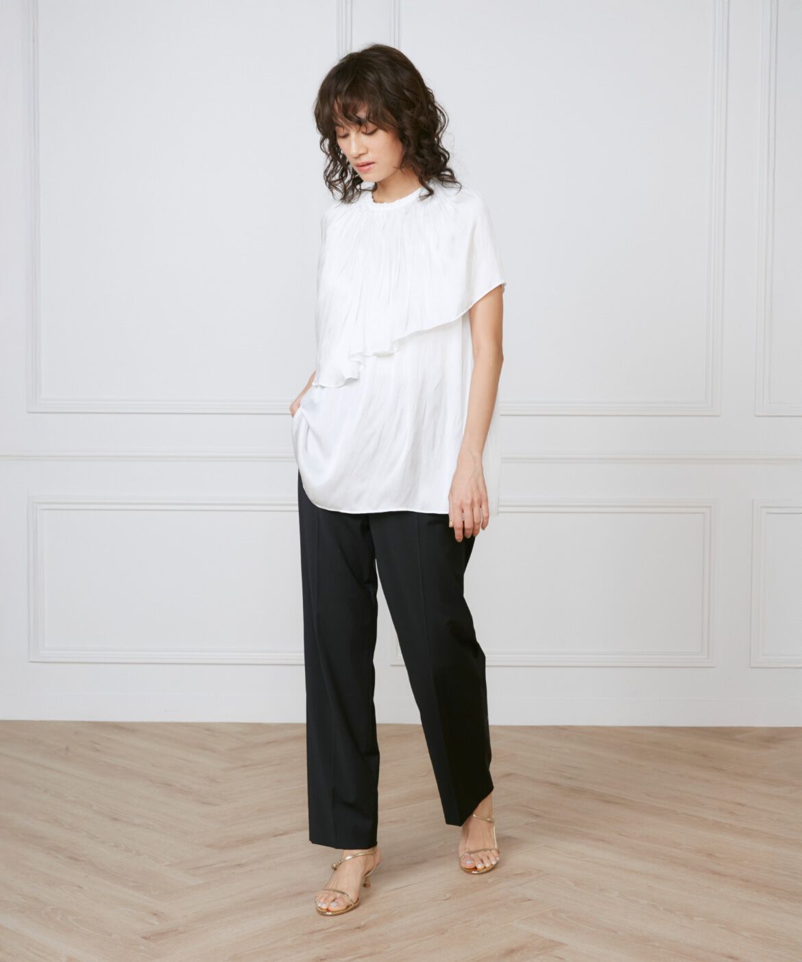 INED「《大きいサイズ》ストレートパンツ《la veille by SUPERIOR CLOSET》」|その他|