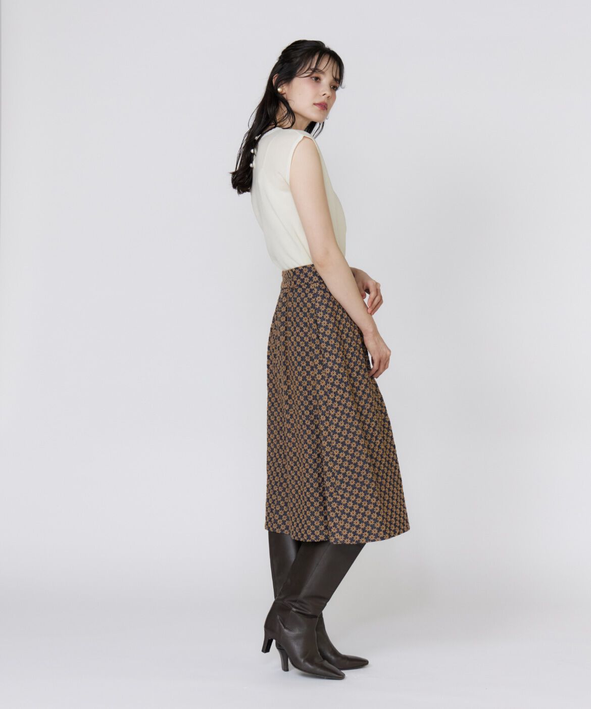 Maglie le cassetto「ブレード付きシアーニット」|ニット・セーター|