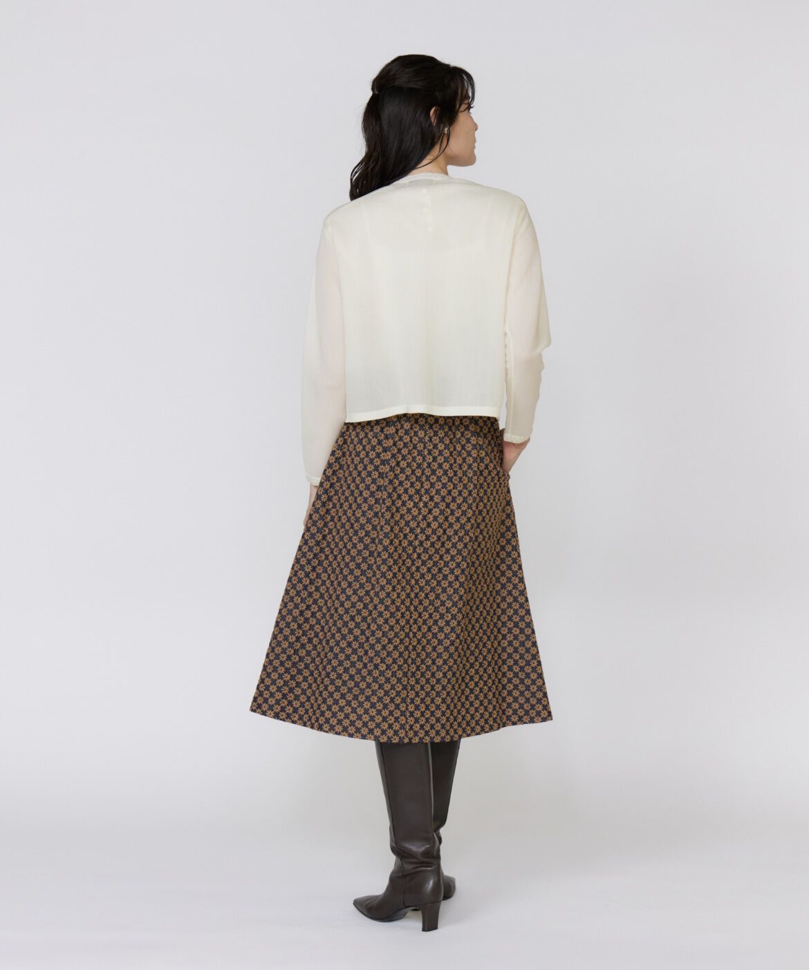 Maglie le cassetto「ブレード付きシアーニット」|ニット・セーター|