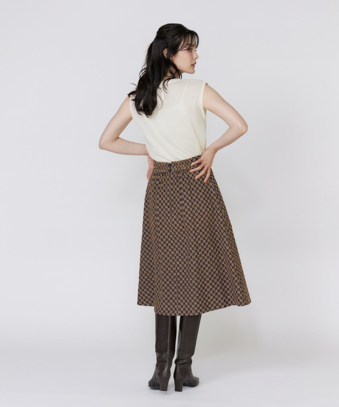 Maglie le cassetto「ブレード付きシアーニット」|ニット・セーター|