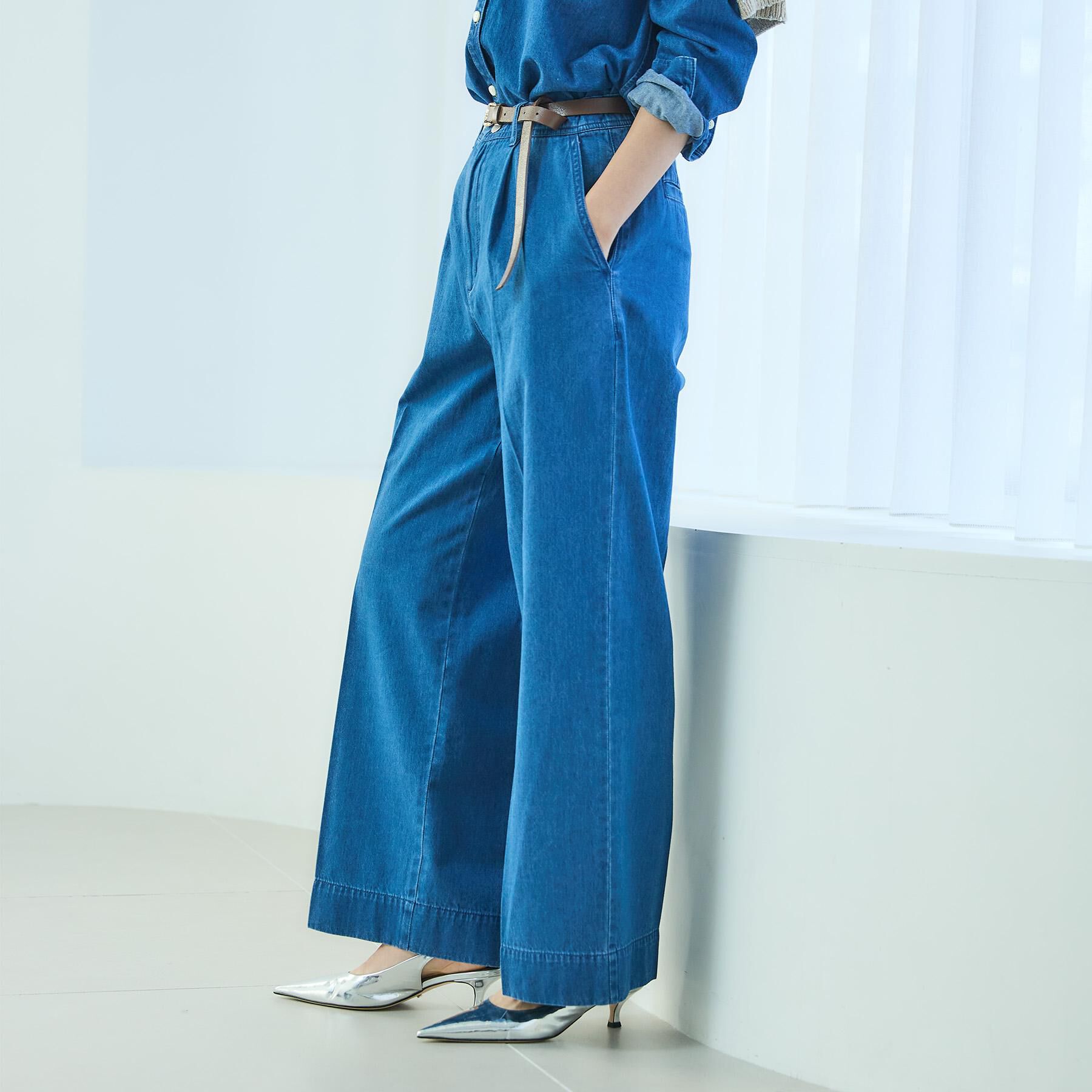 UNTITLED「ライトウェイトデニムパンツ」|デニム|