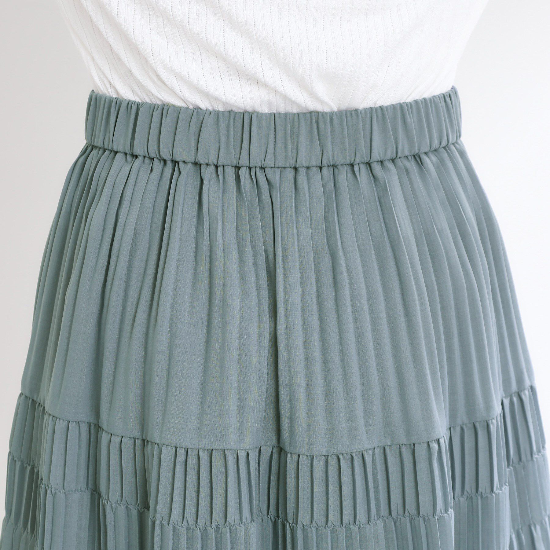 Reflect「【マシンウォッシュ可】プリーツティアードスカート」|スカート|
