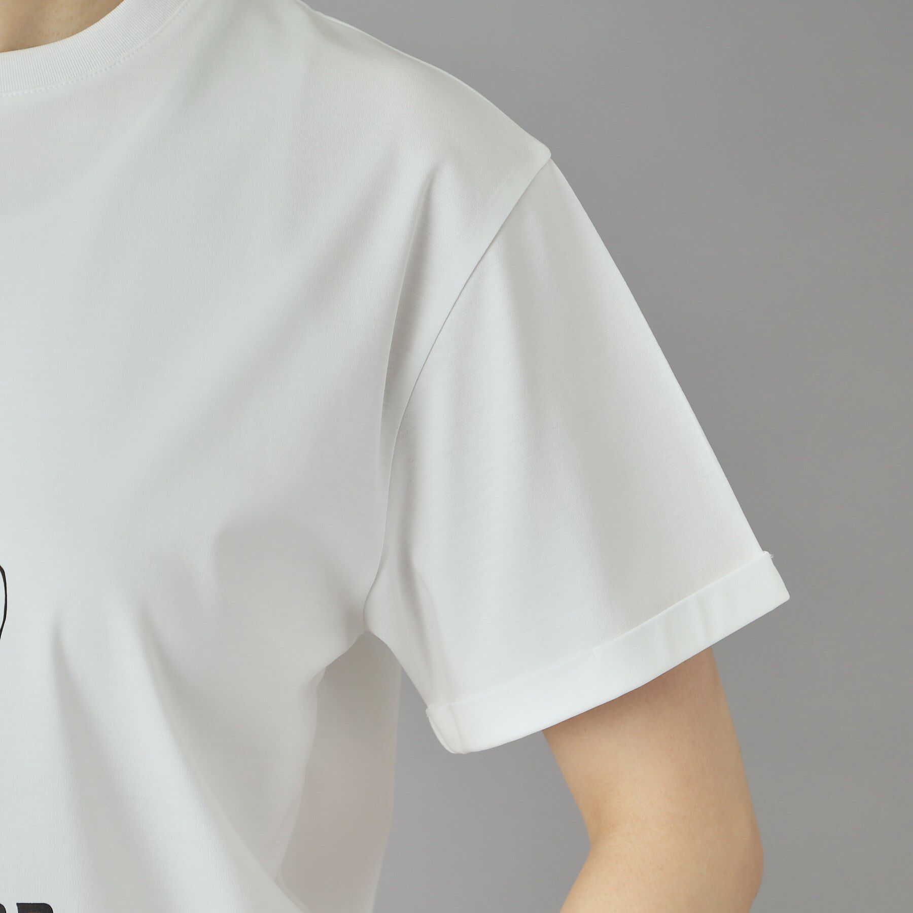 DRESSTERIOR「【接触冷感／抗菌防臭／消臭】アイスクリアコットンキャットTシャツ」|Tシャツ・カットソー|