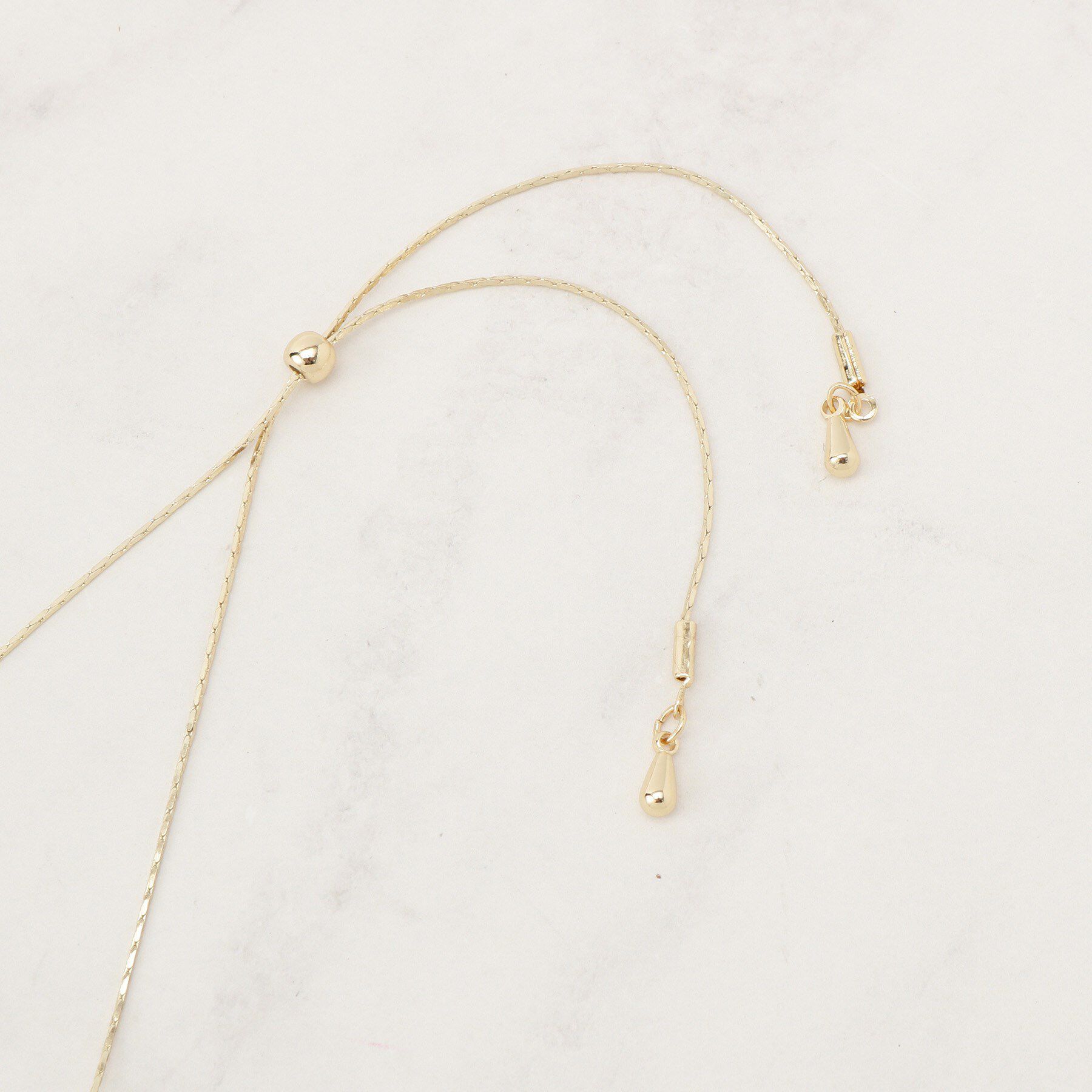 grove「飛ばしパール調アジャスタブルネックレス」|ネックレス|