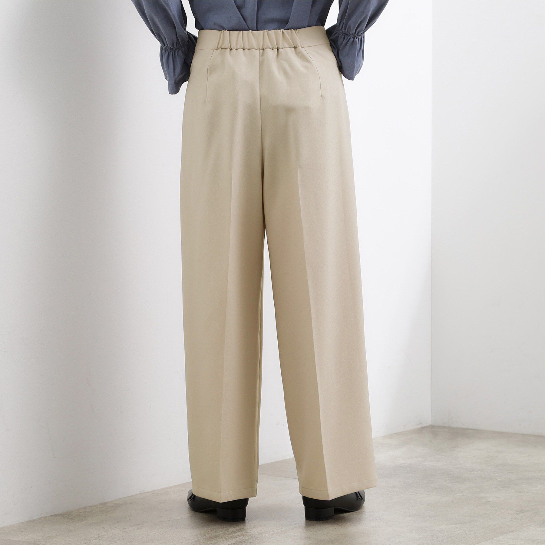 grove「シンプルを品よく格上げ　サイドビットワイドパンツ」|その他|