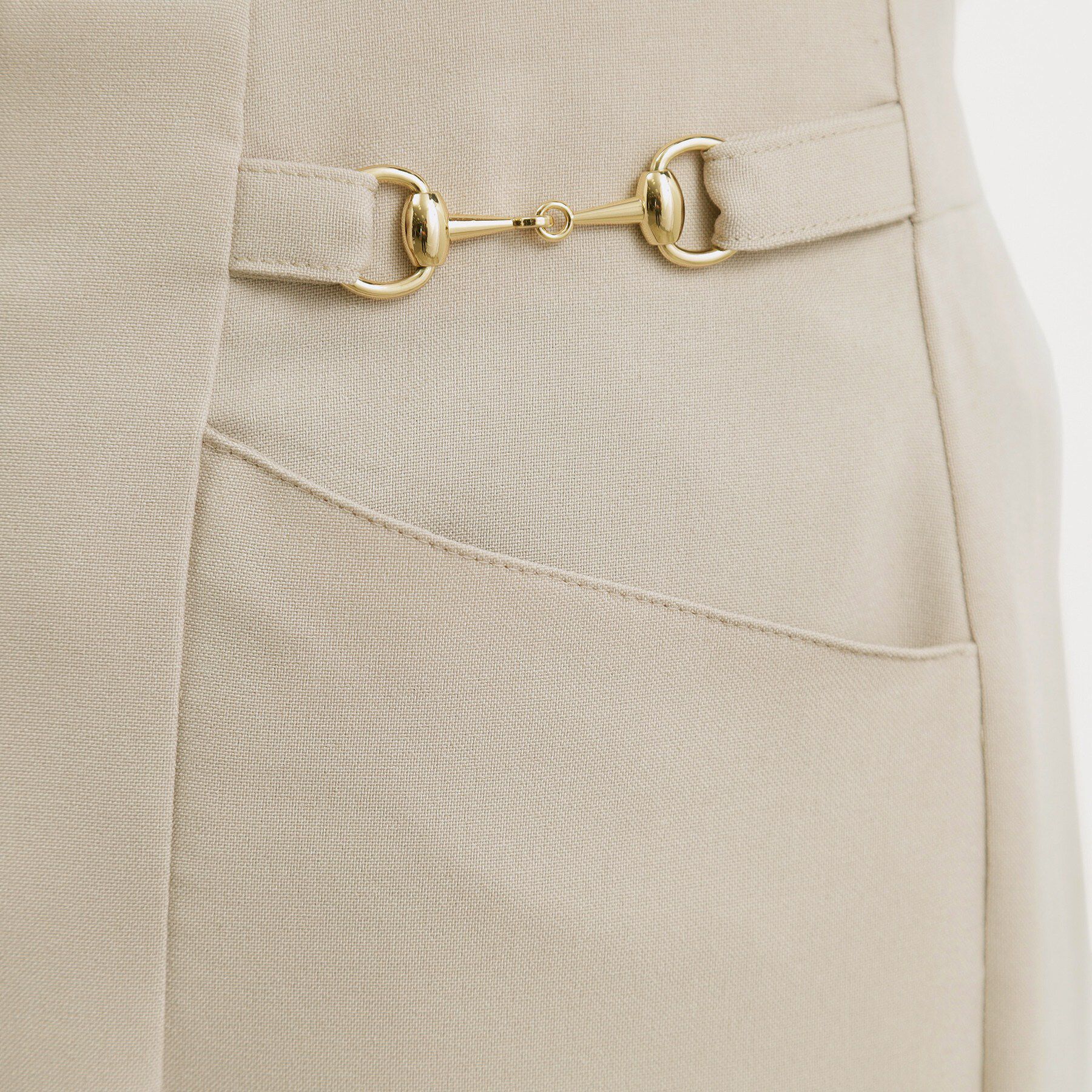 grove「シンプルを品よく格上げ　サイドビットワイドパンツ」|その他|