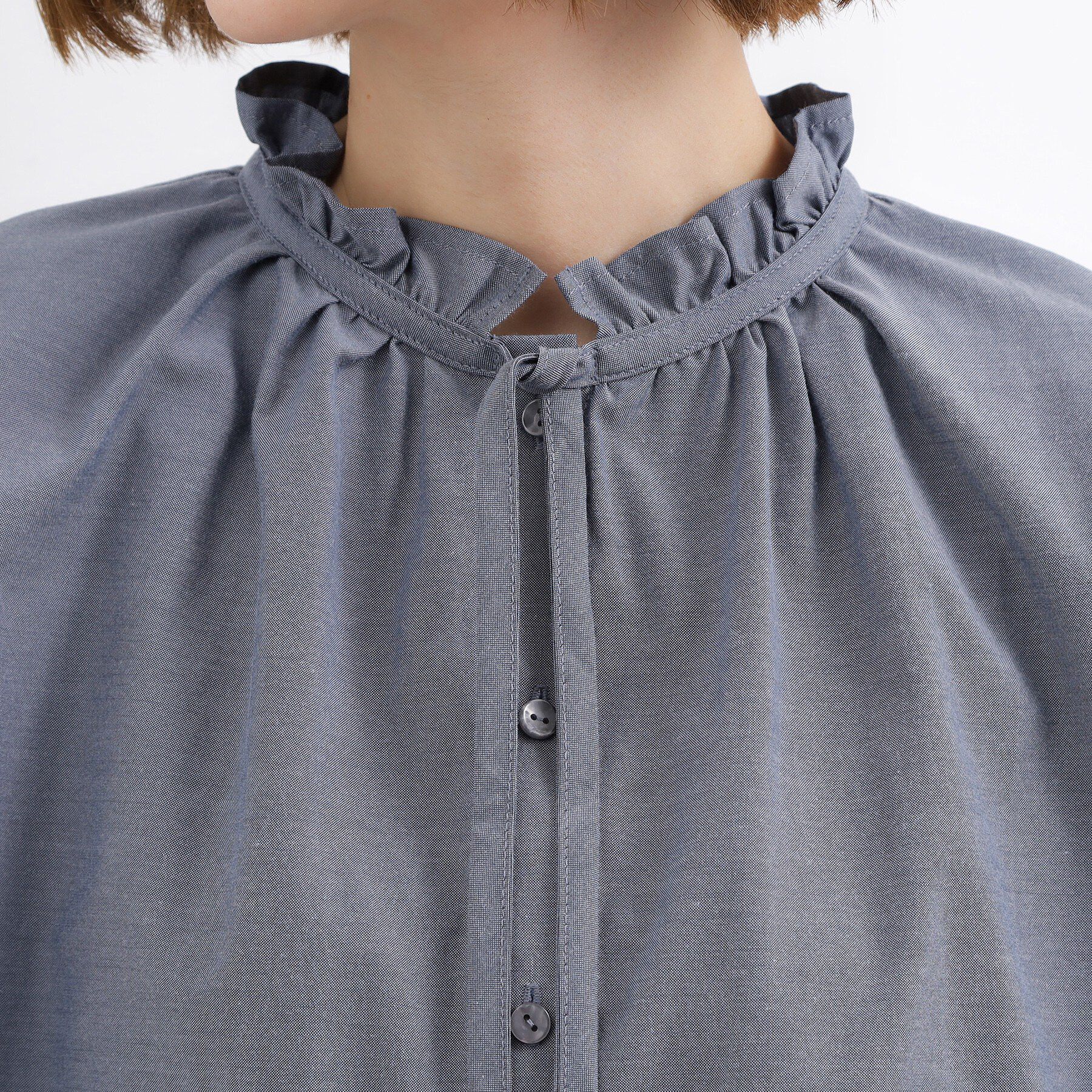 grove「フリルカラーリボンブラウス」|シャツ・ブラウス|