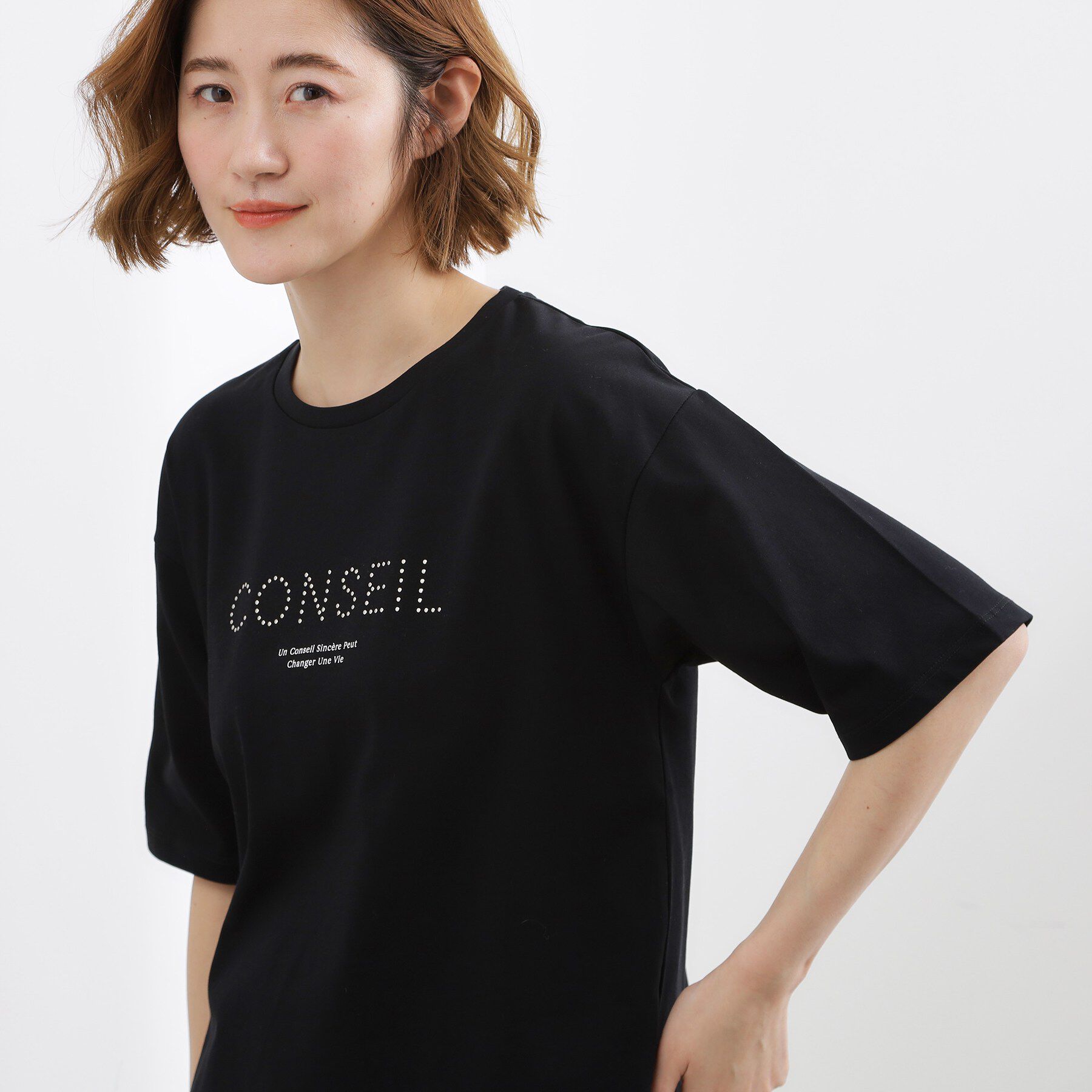 grove「【UVカット/接触冷感】プリントアソート5分袖Tシャツ」|Tシャツ・カットソー|