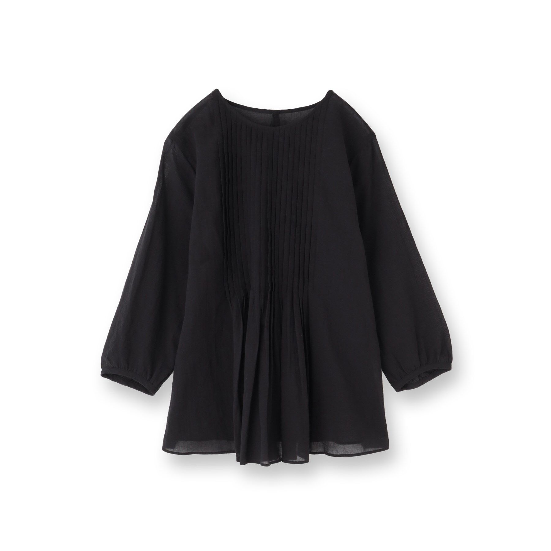 INDIVI「【コットン100％】タックシアーブラウス」|シャツ・ブラウス|