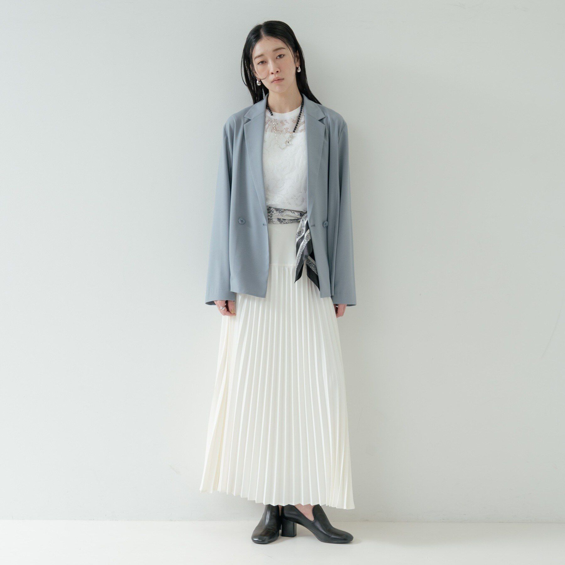 GALLEST「プリーツロングスカート」|スカート|
