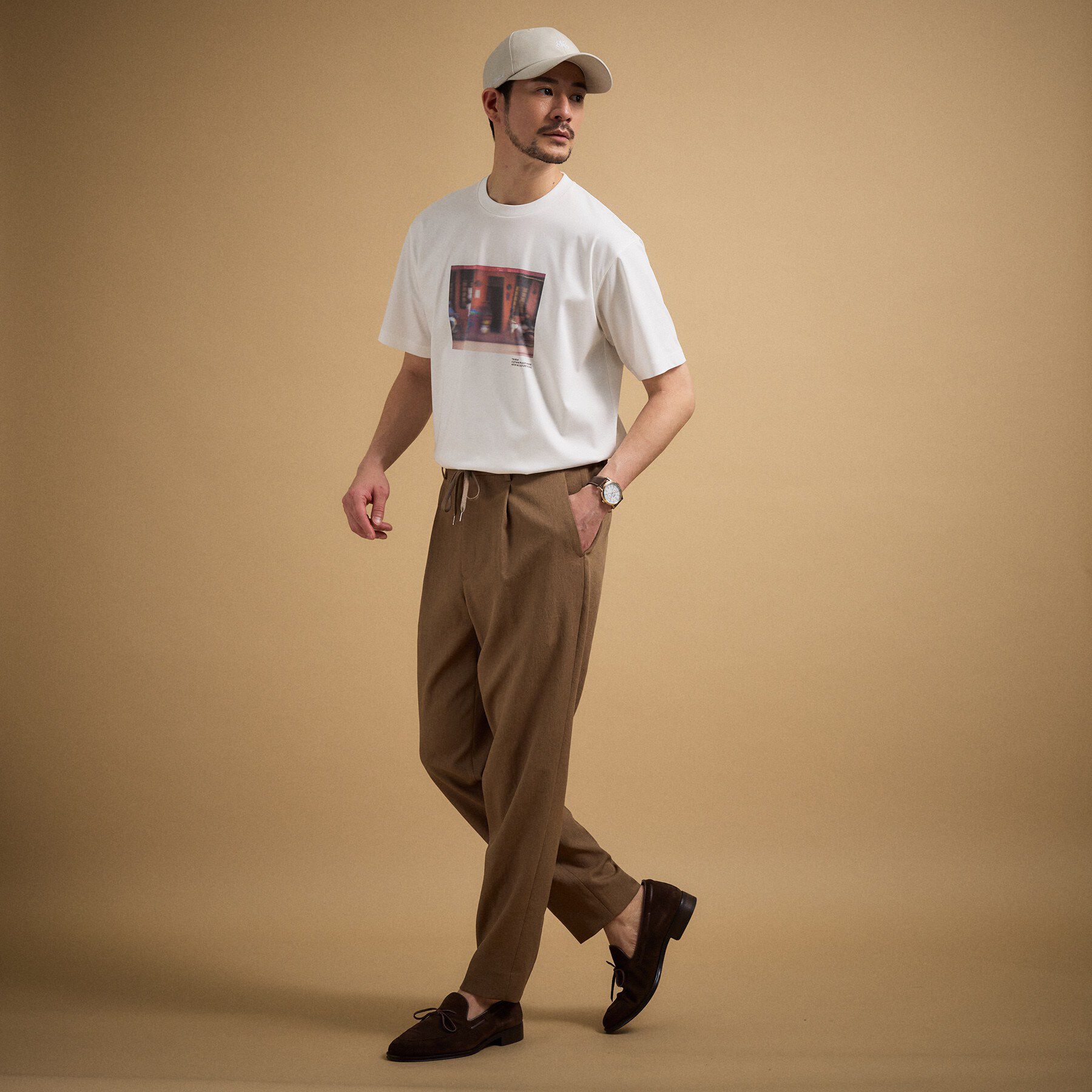 TAKEO KIKUCHI「マラケシュ フォト Tシャツ」|Tシャツ・カットソー|