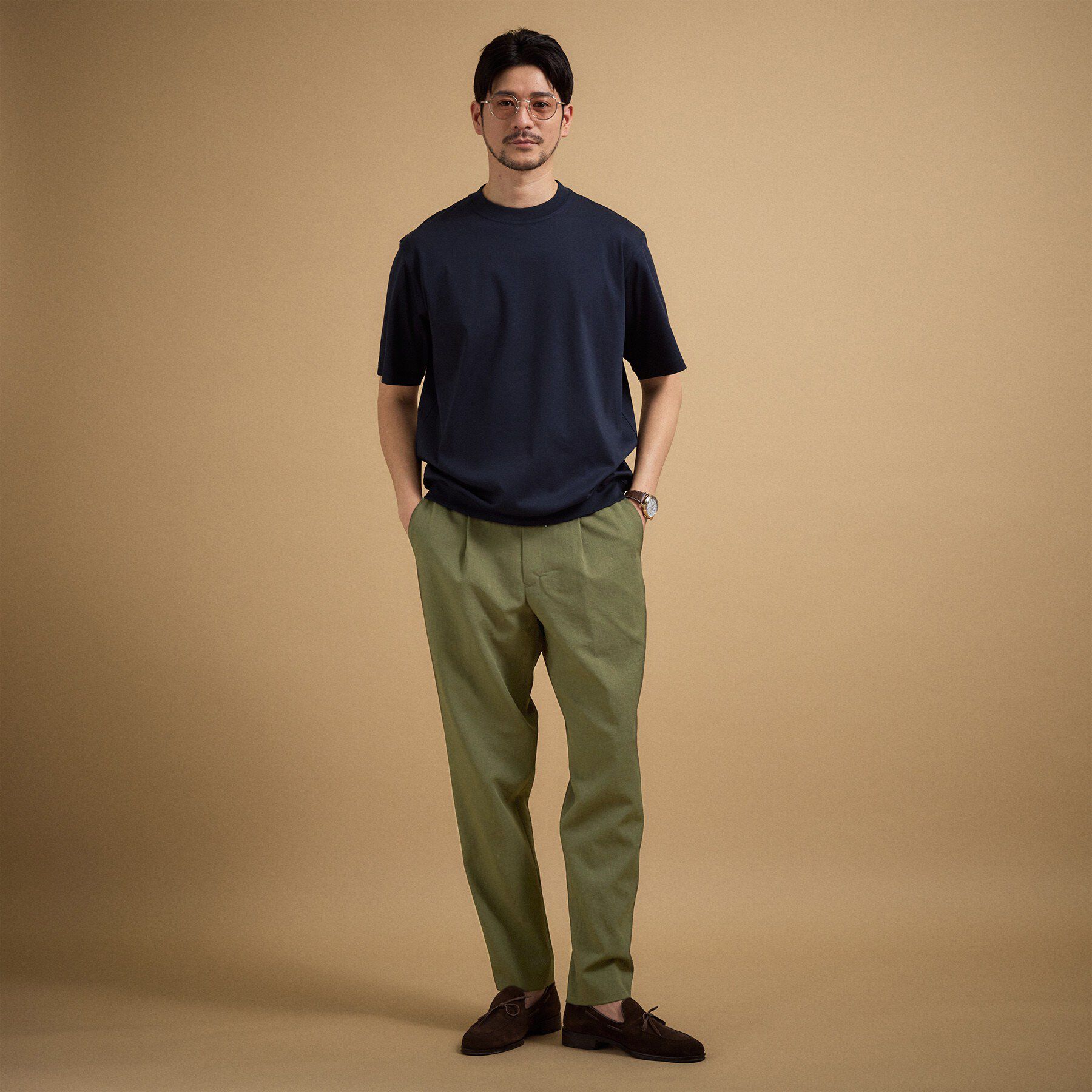 TAKEO KIKUCHI「リネンライクカルゼイージーパンツ」|その他|