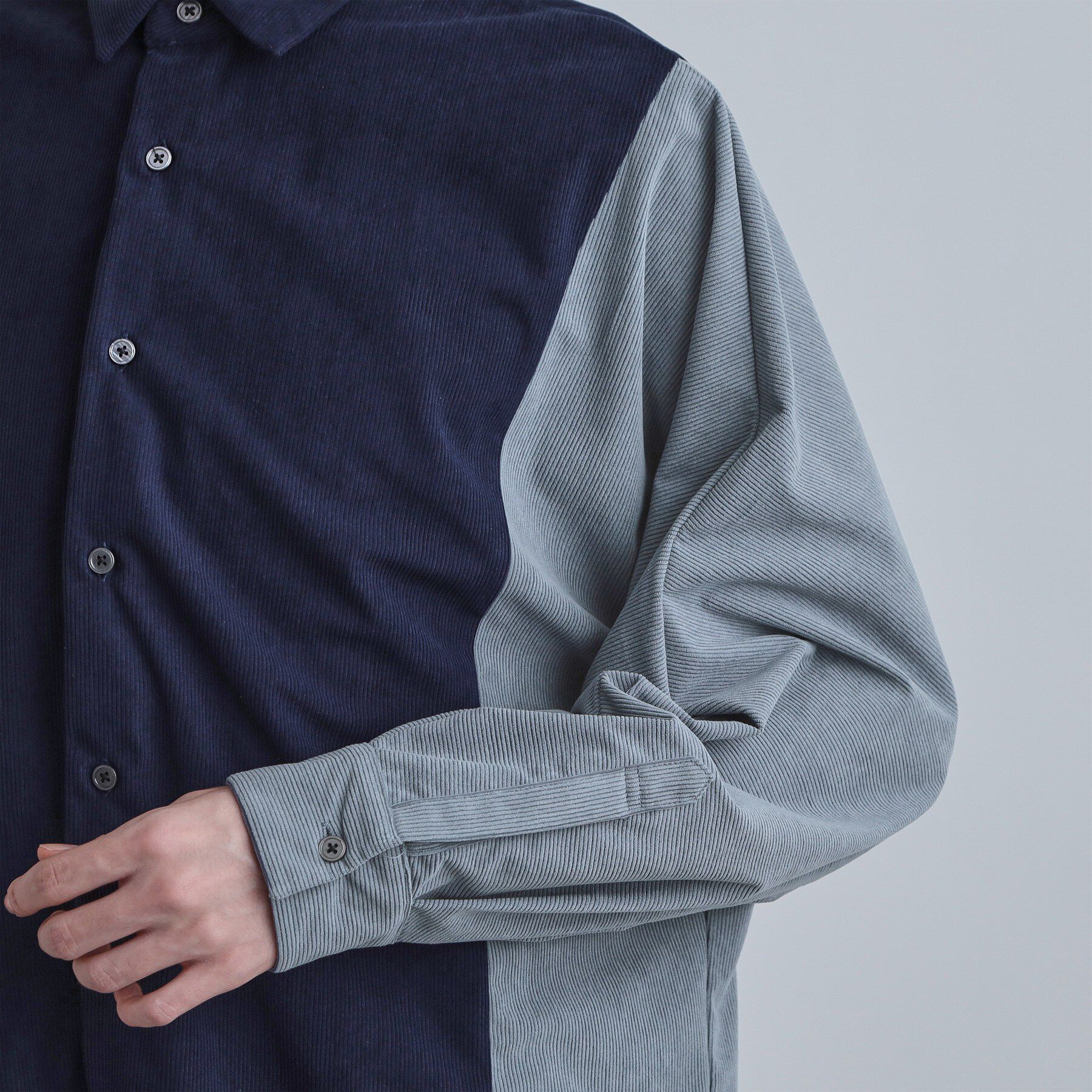 tk.TAKEO KIKUCHI「コーデュロイドルマンシャツ」|シャツ・ブラウス|