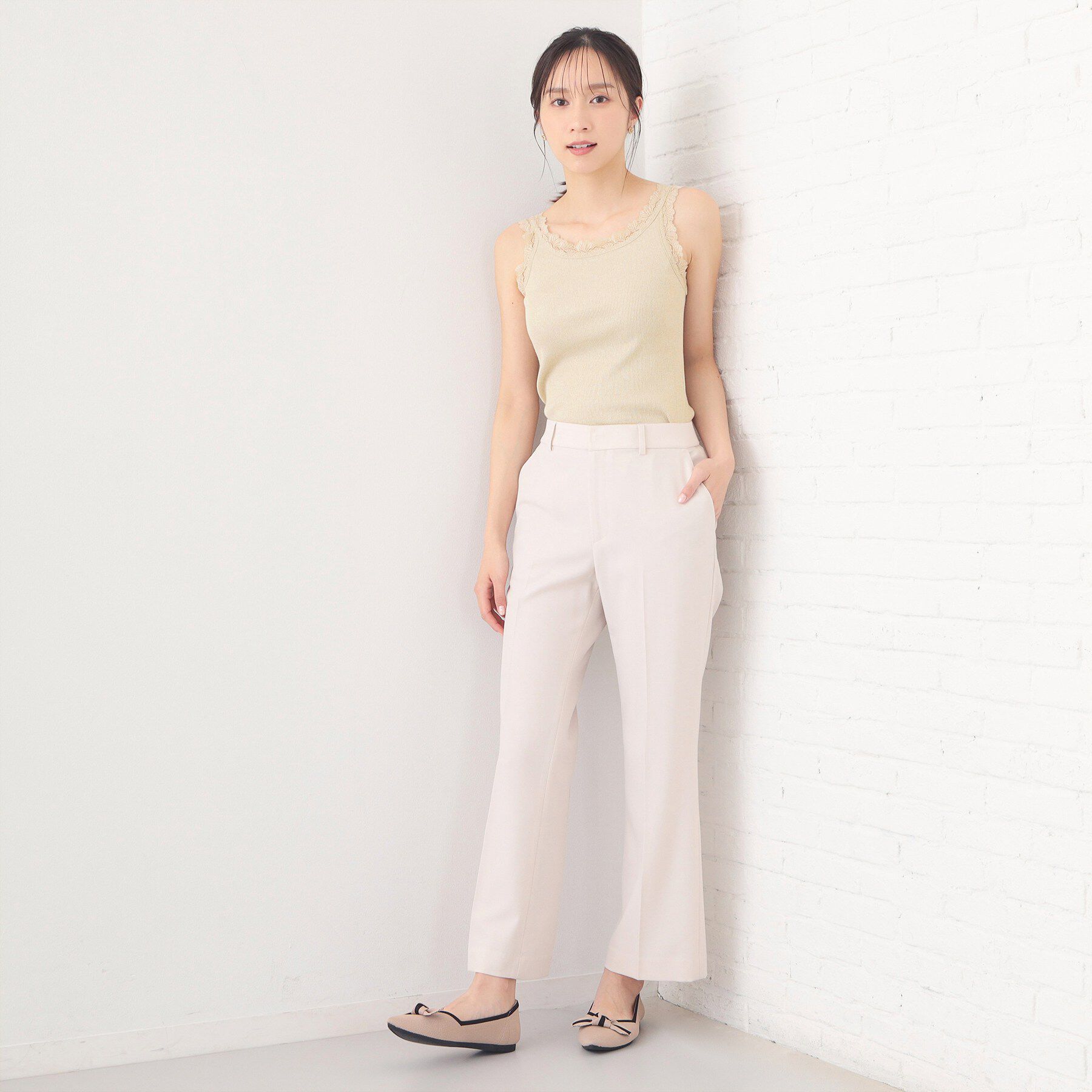 index「前後2way丸胴レースタンクラメアソート【洗濯機OK】」|キャミソール|