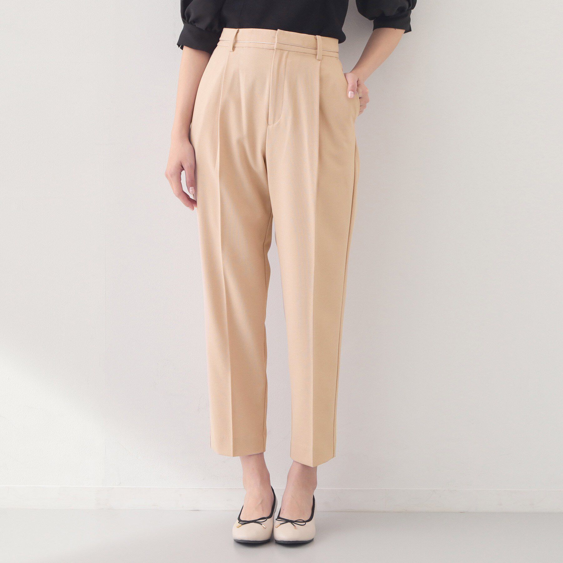 index「ストレッチテーパードパンツ/セットアップ対応可【洗濯機OK/接触冷感/吸水速乾/防シワ】《SS～LL」|その他|