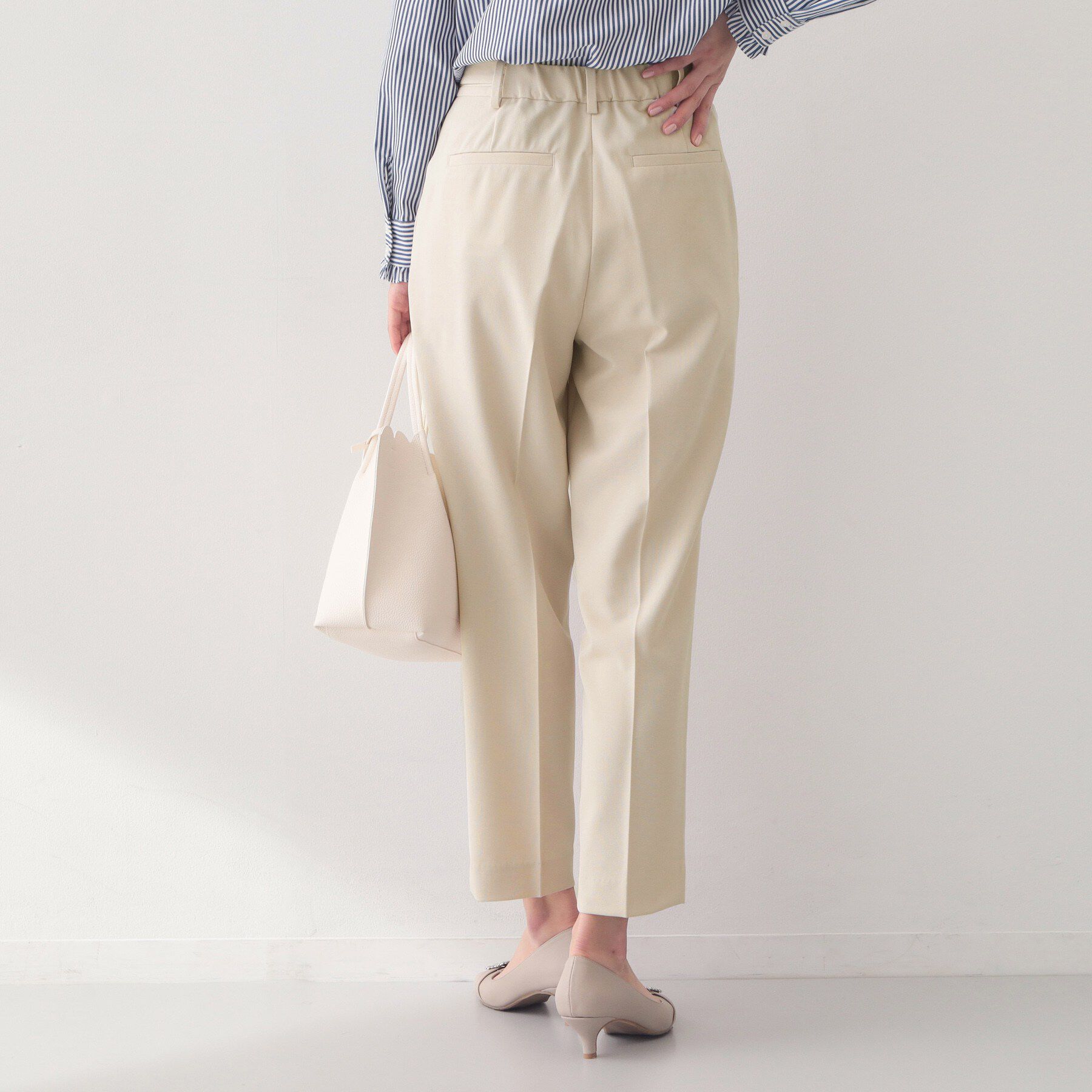 index「ストレッチテーパードパンツ/セットアップ対応可【洗濯機OK/接触冷感/吸水速乾/防シワ】《SS～LL」|その他|