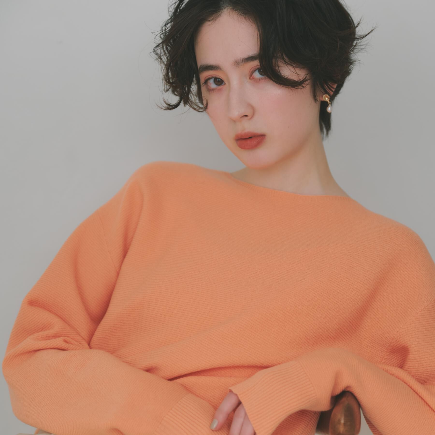 THE SHOP TK「【S-XLサイズ/選べる6色】どこから見ても美しい ガーターニット/洗濯機OK」|ニット・セーター|