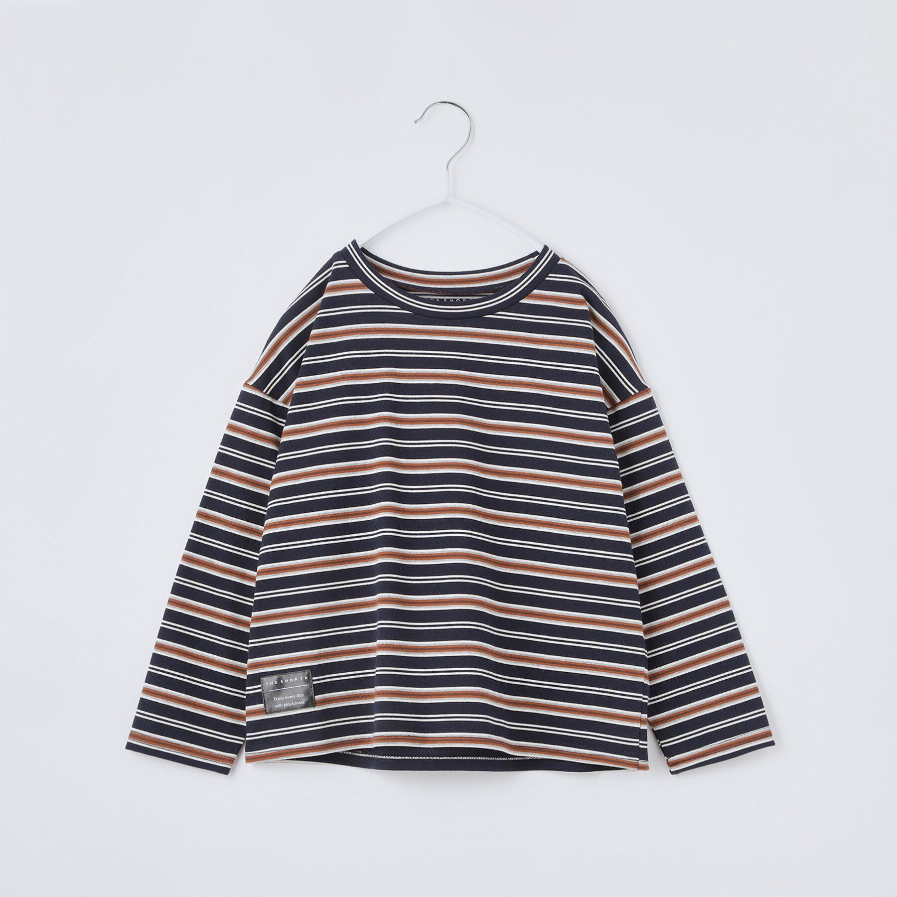 THE SHOP TK「【110-160】マルチボーダーロンT」|Tシャツ・カットソー|