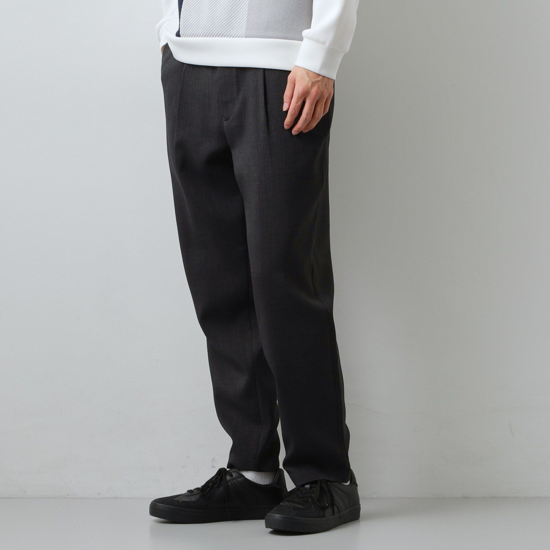 THE SHOP TK「【LINO FINE】リネンライク イージースラックス UVカット/イージーケア/吸水速乾/洗濯機O」|その他|