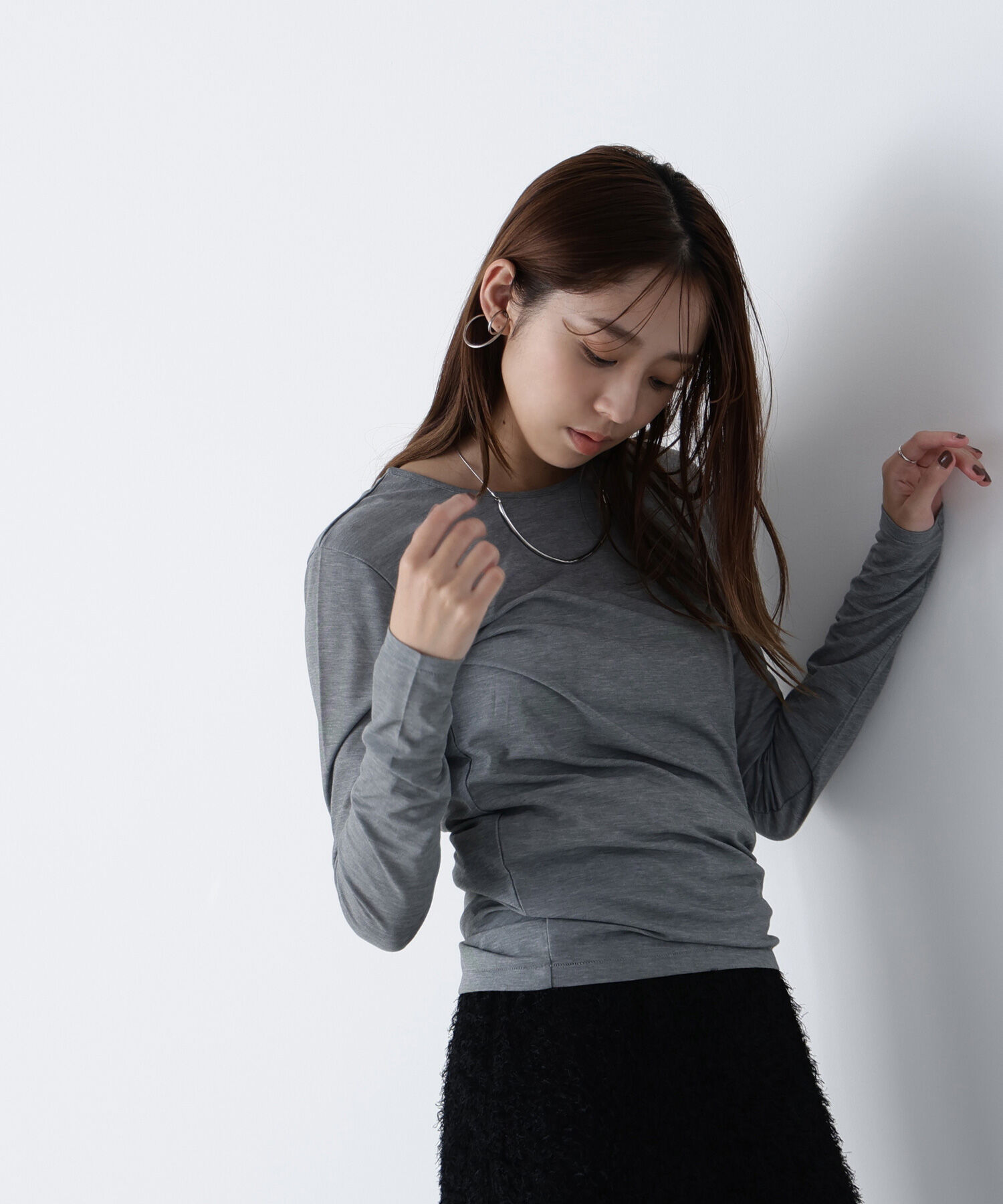  「シアーカットソーシリーズ クルーネック」|Tシャツ・カットソー|