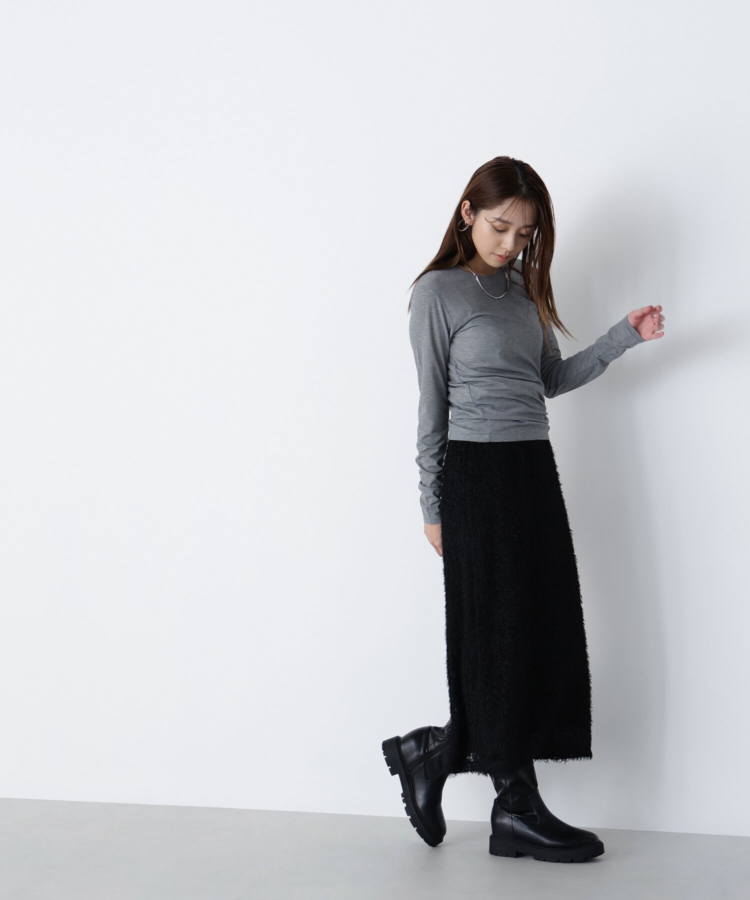  「シアーカットソーシリーズ クルーネック」|Tシャツ・カットソー|