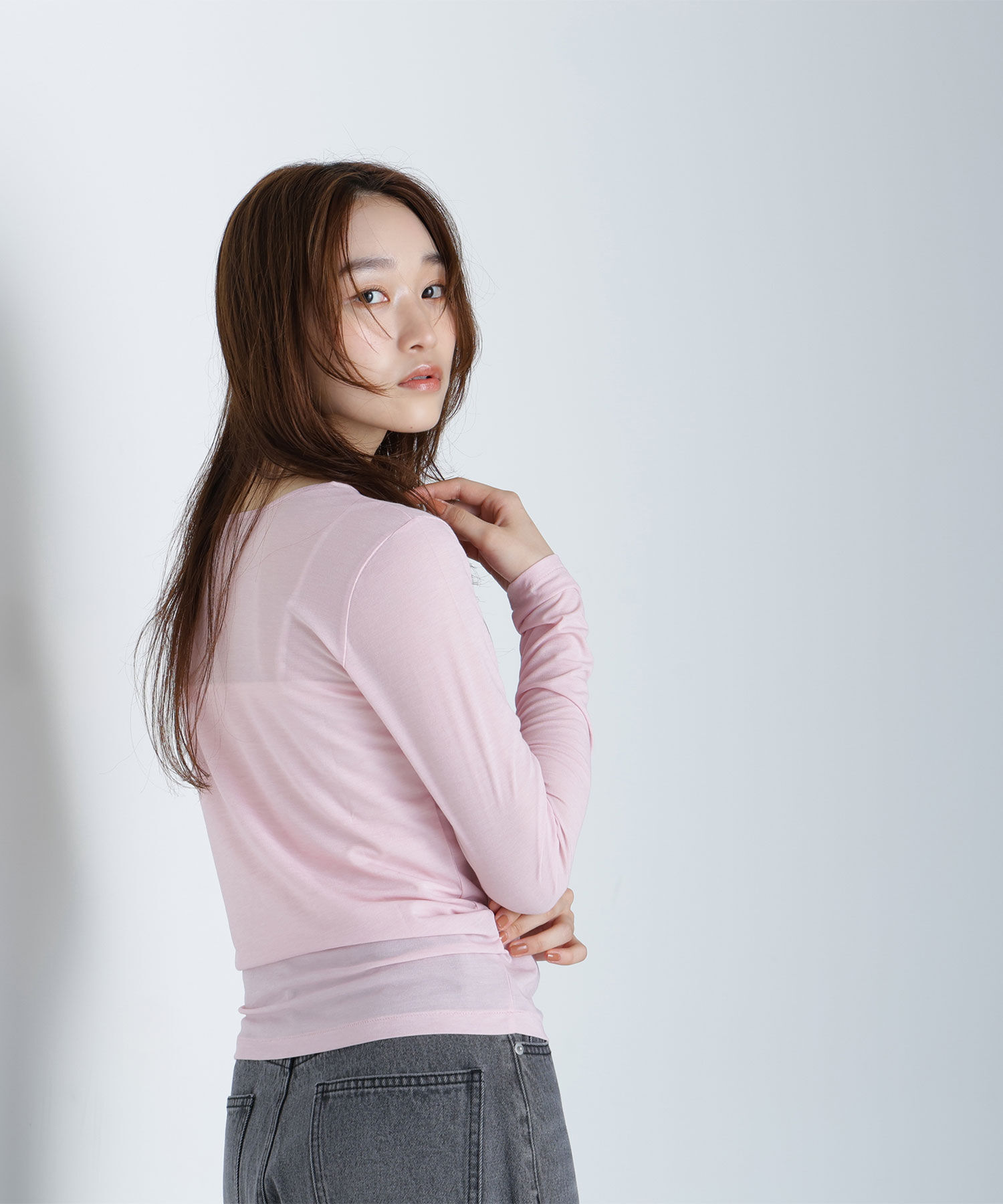  「シアーカットソーシリーズ クルーネック」|Tシャツ・カットソー|