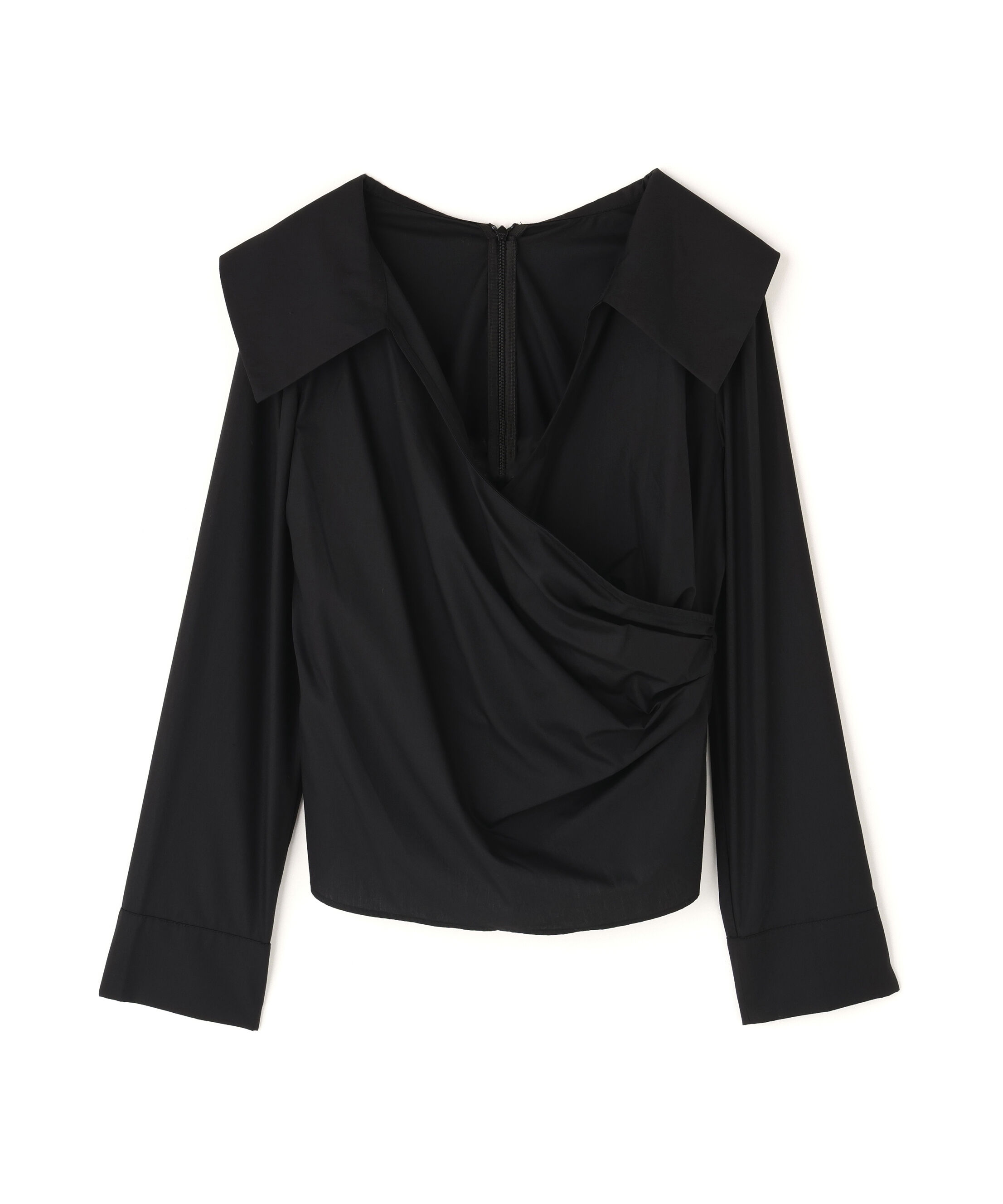  「カシュクールデザインブラウス」|シャツ・ブラウス|