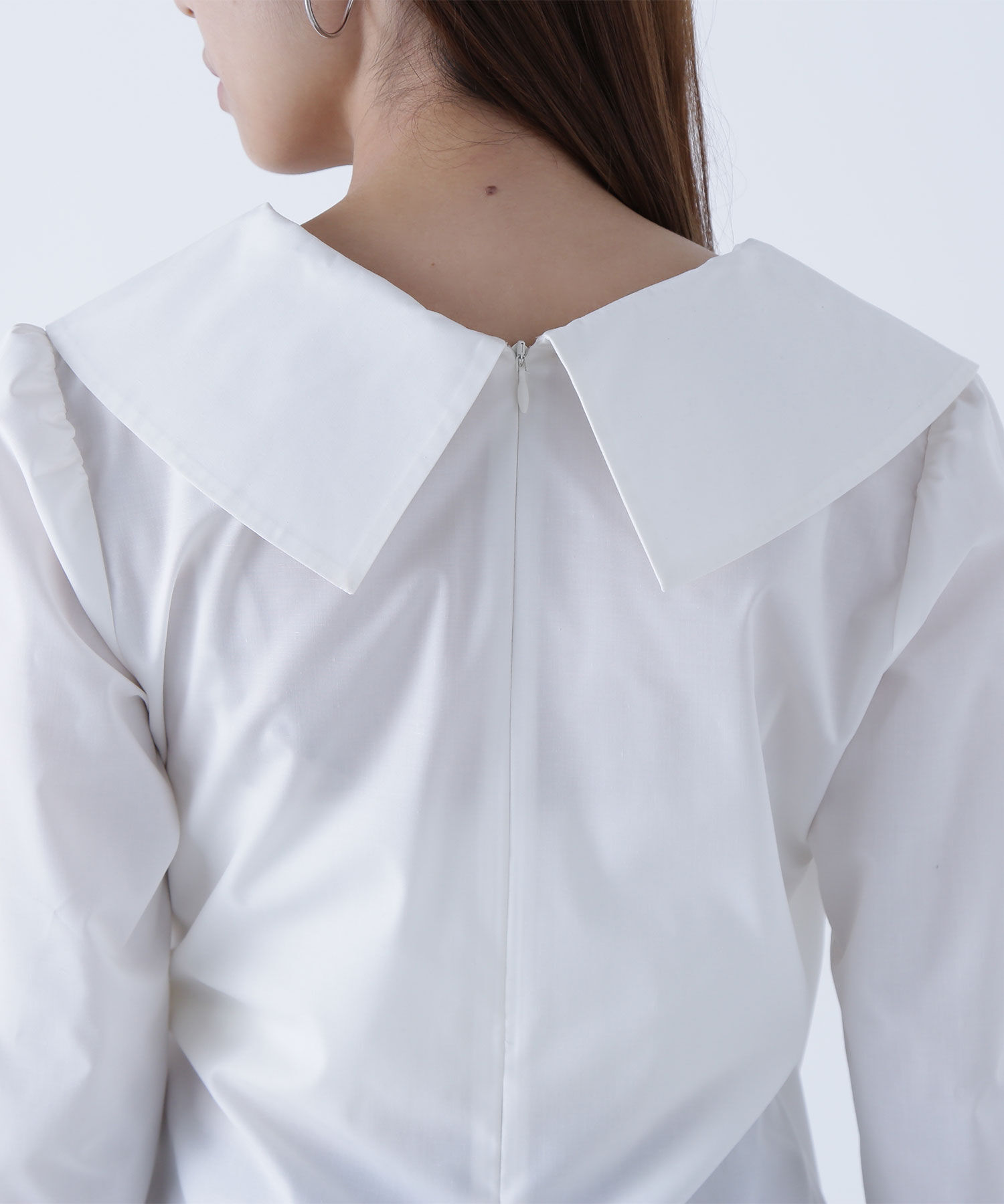  「カシュクールデザインブラウス」|シャツ・ブラウス|