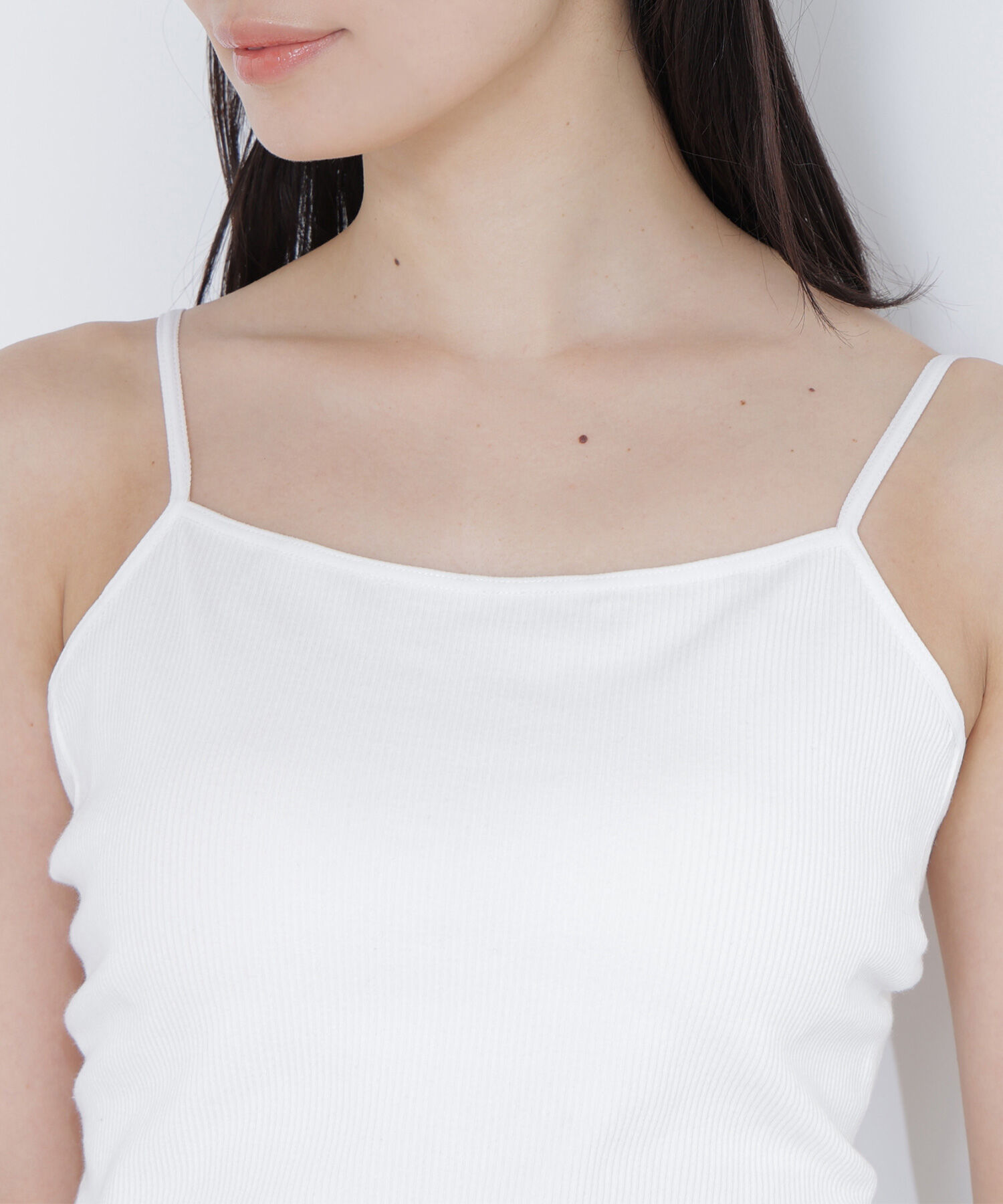  「カップ付インナーシリーズ バックシャンキャミソール」|Tシャツ・カットソー|