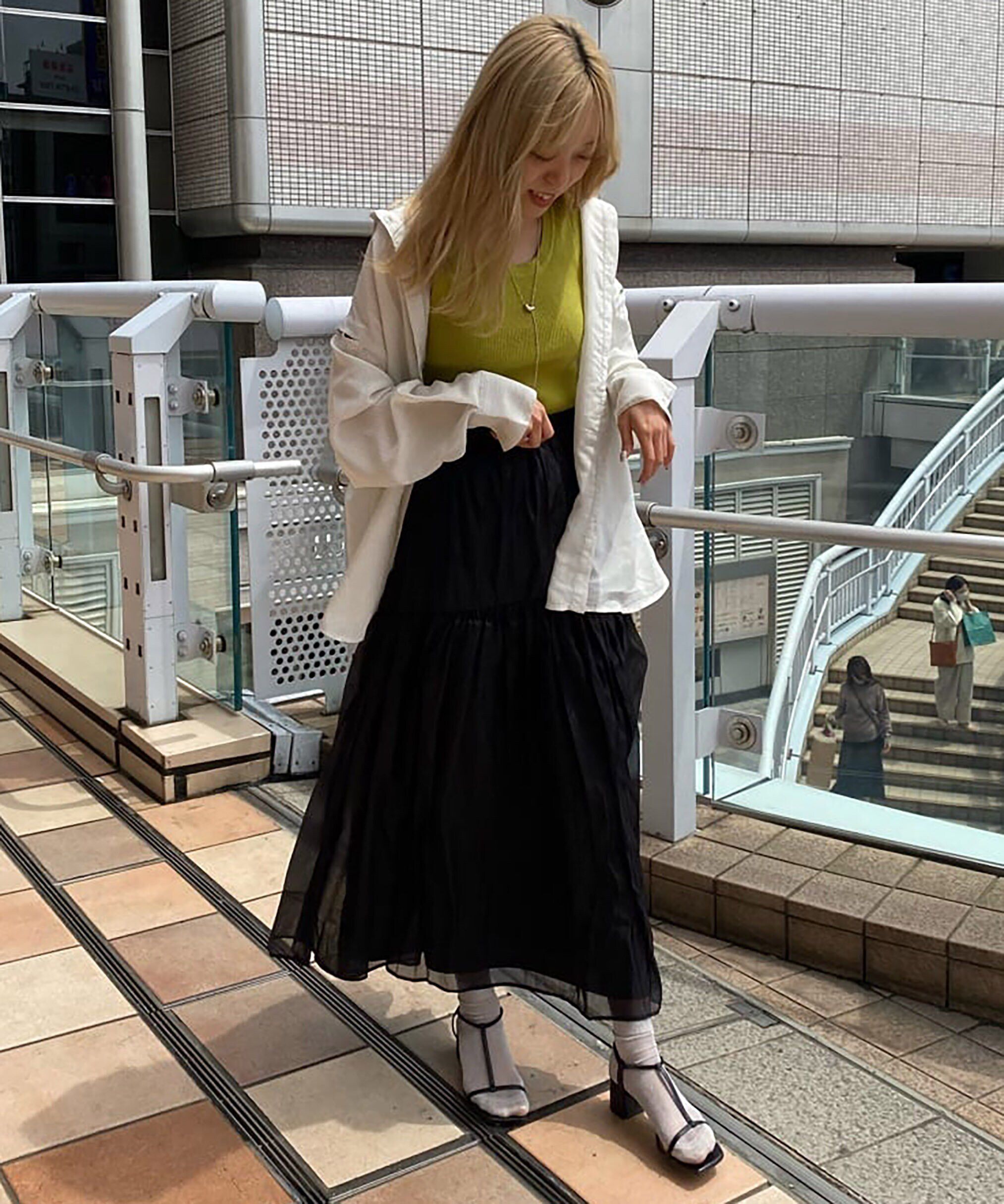  「肩スリットシアービッグシャツ」|シャツ・ブラウス|