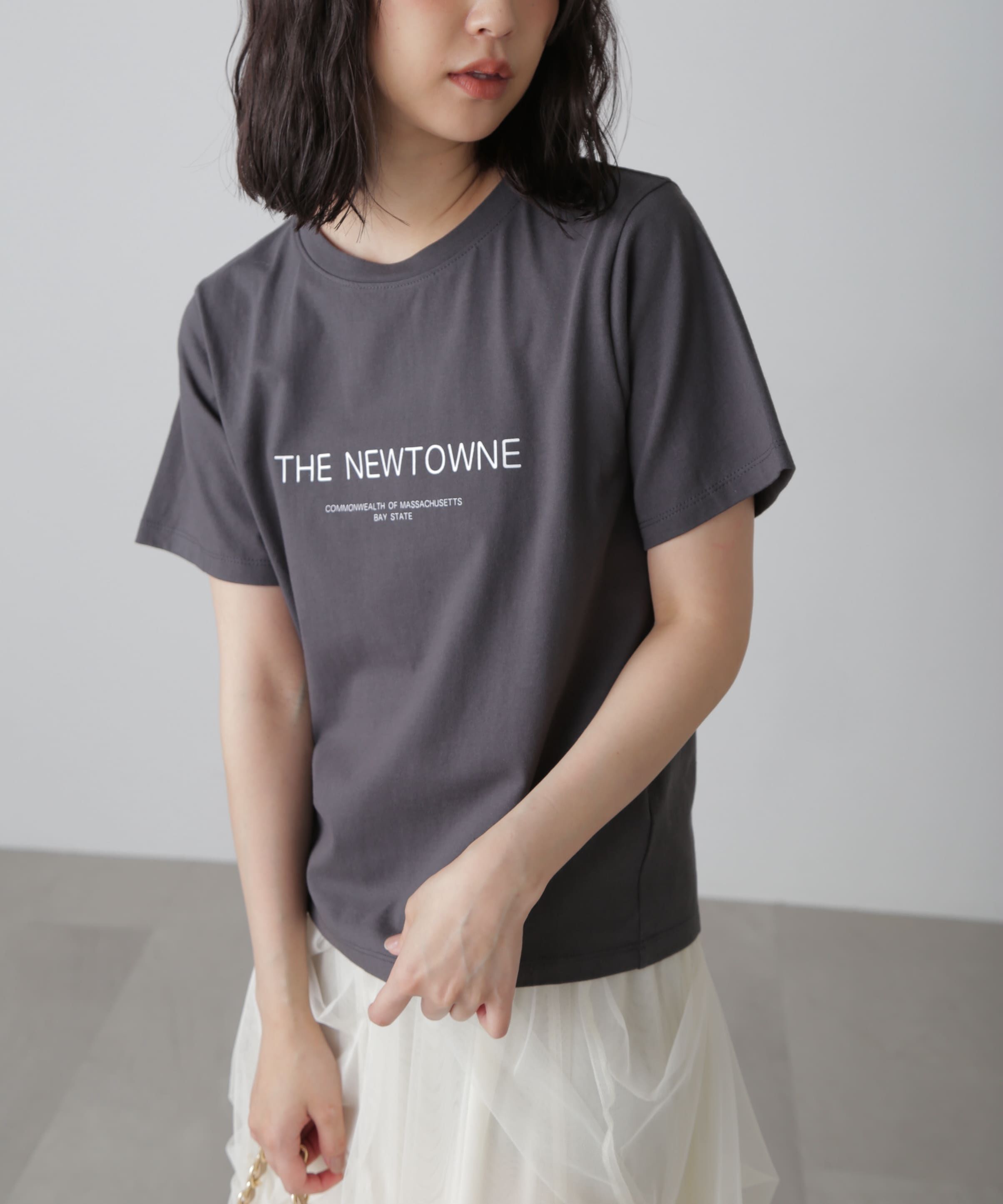  「シンプルロゴプリントTシャツ」|Tシャツ・カットソー|