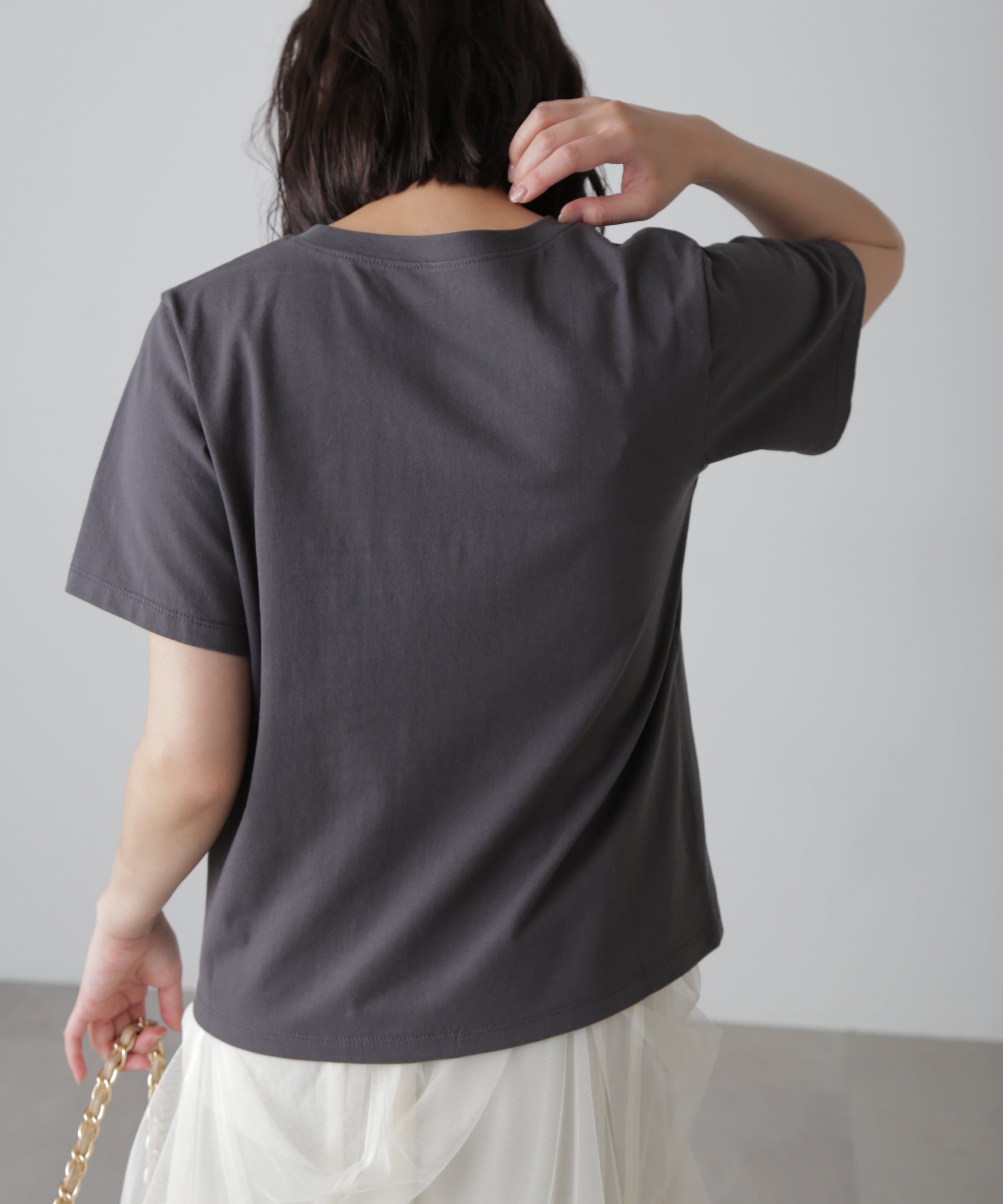  「シンプルロゴプリントTシャツ」|Tシャツ・カットソー|