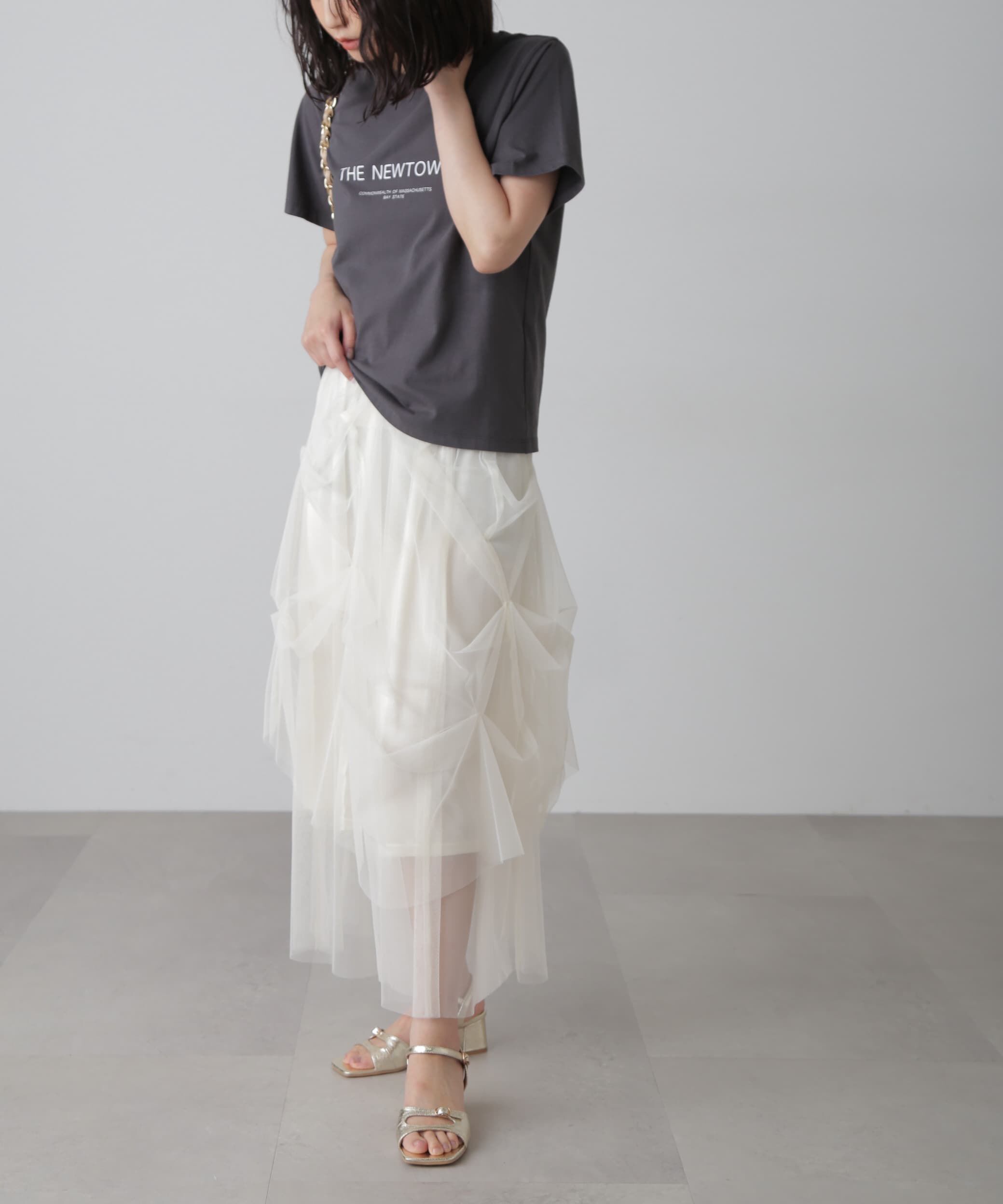  「シンプルロゴプリントTシャツ」|Tシャツ・カットソー|