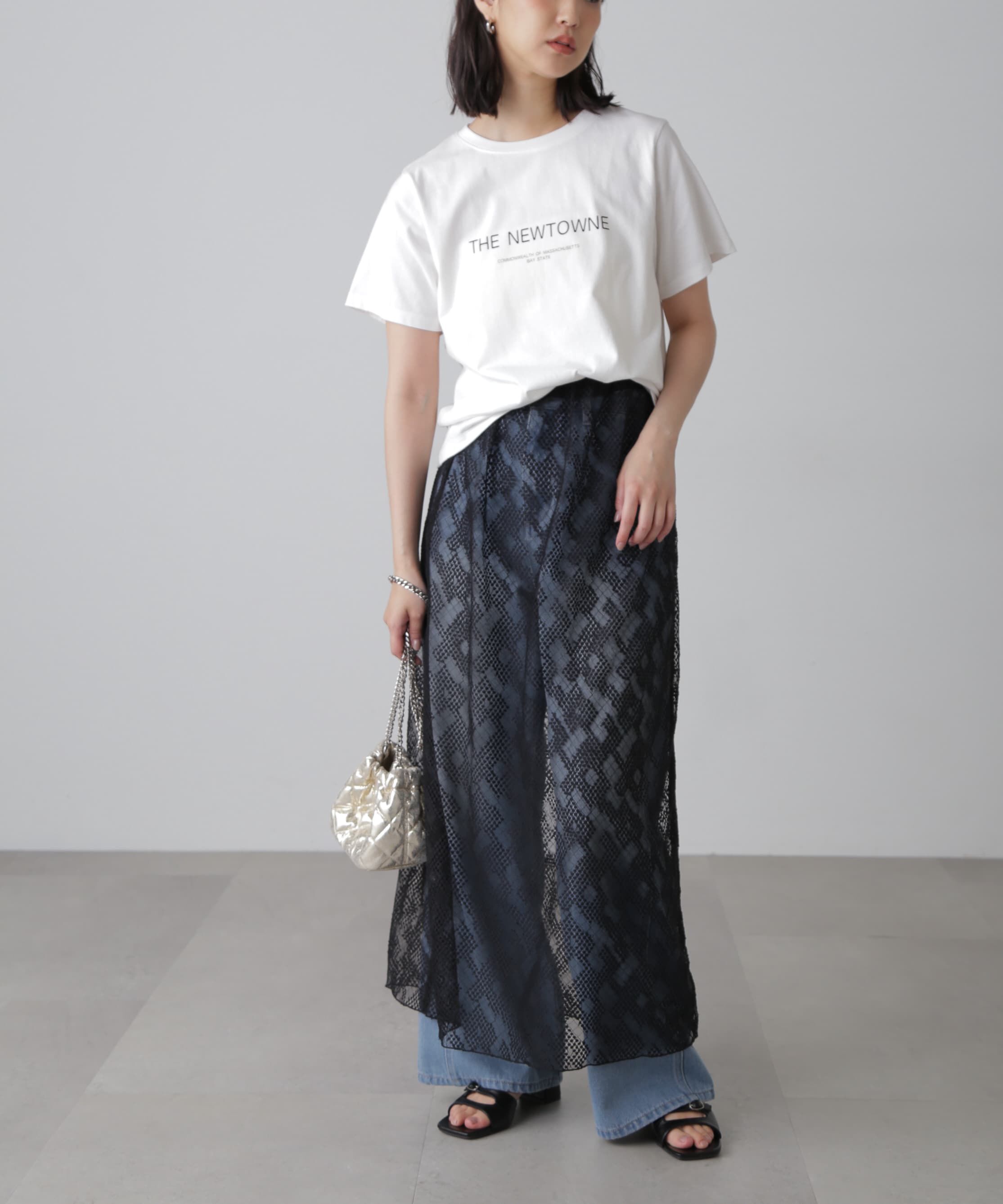  「シンプルロゴプリントTシャツ」|Tシャツ・カットソー|