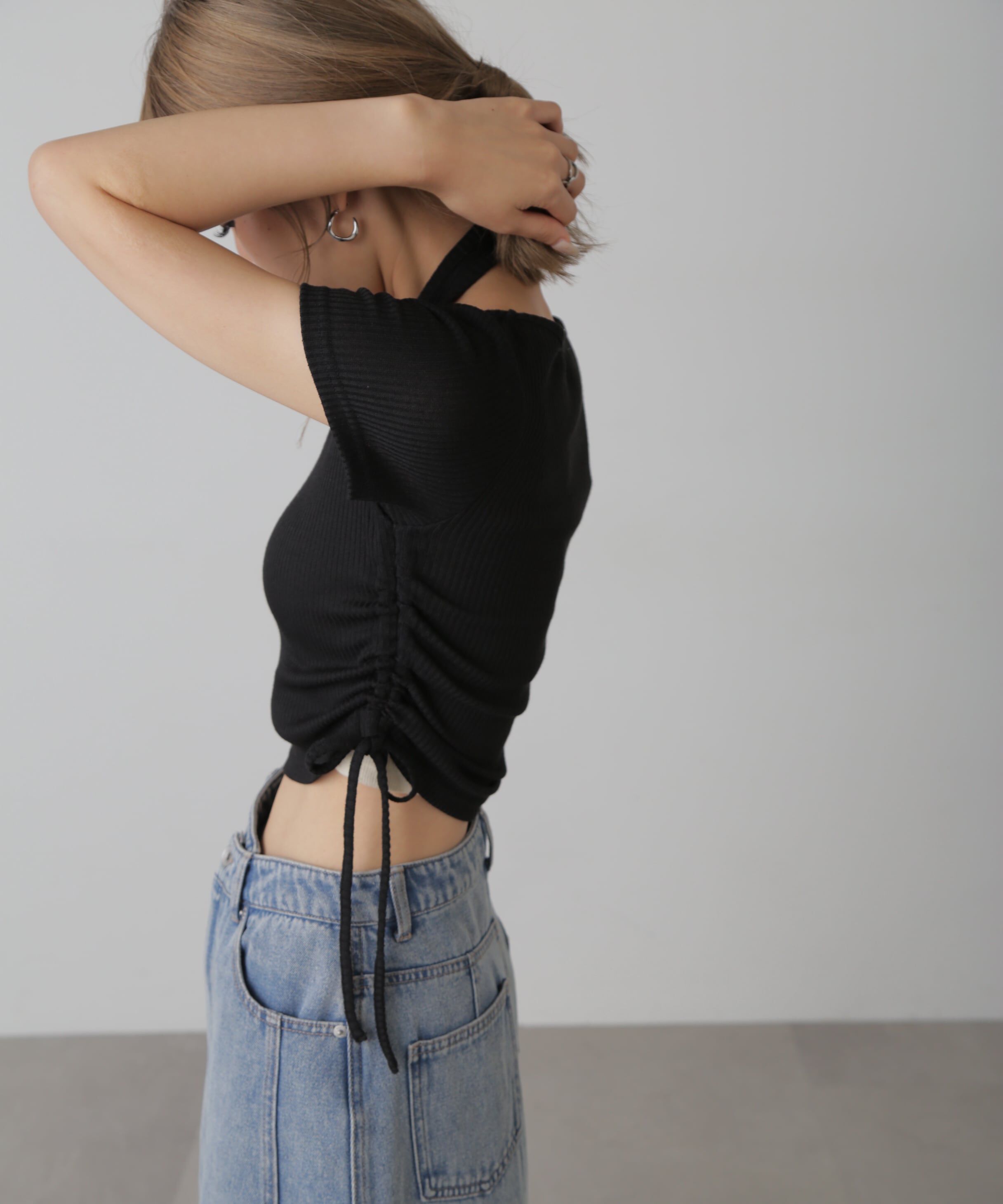  「ホルターネックコンパクトカットソー」|Tシャツ・カットソー|