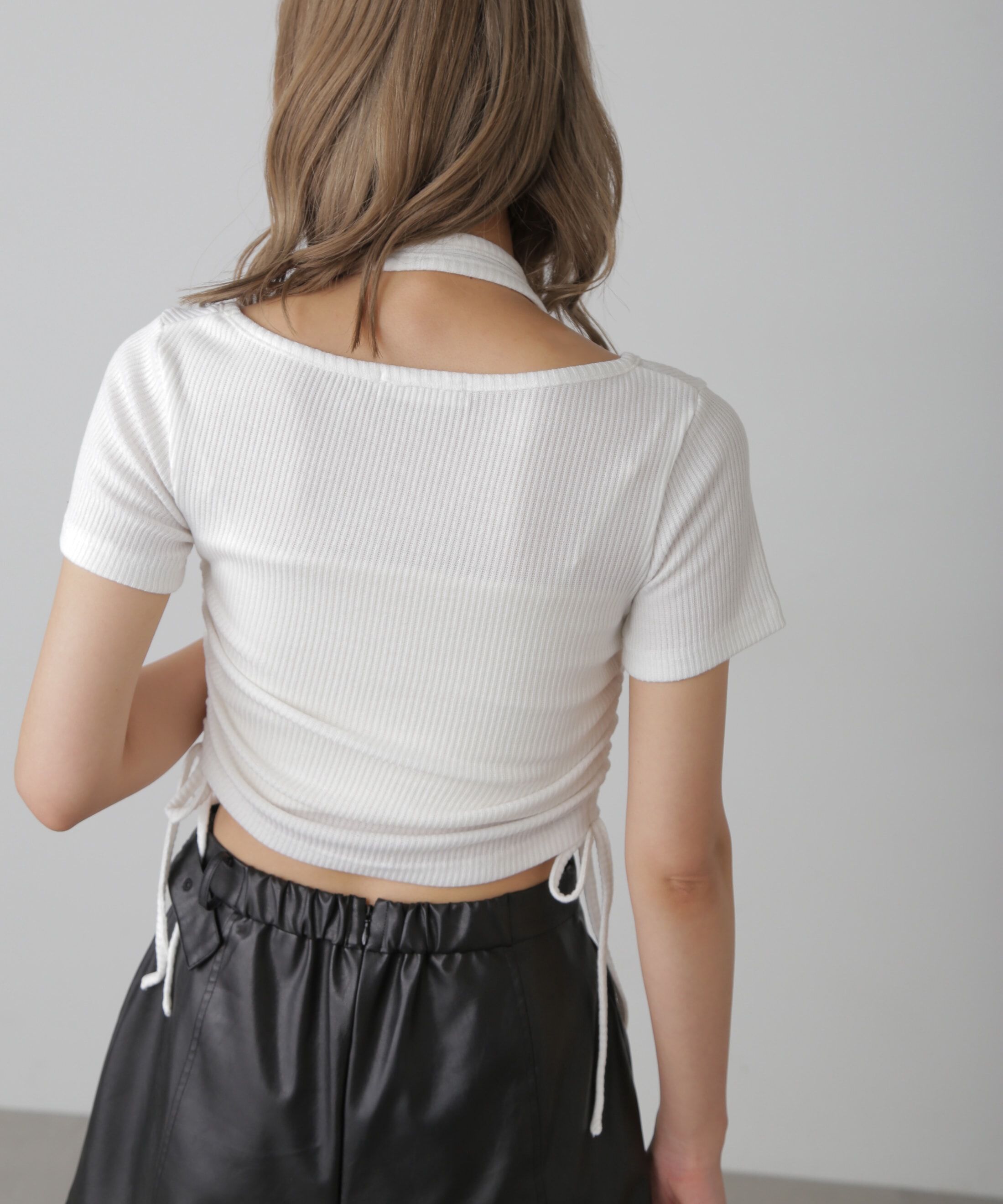  「ホルターネックコンパクトカットソー」|Tシャツ・カットソー|