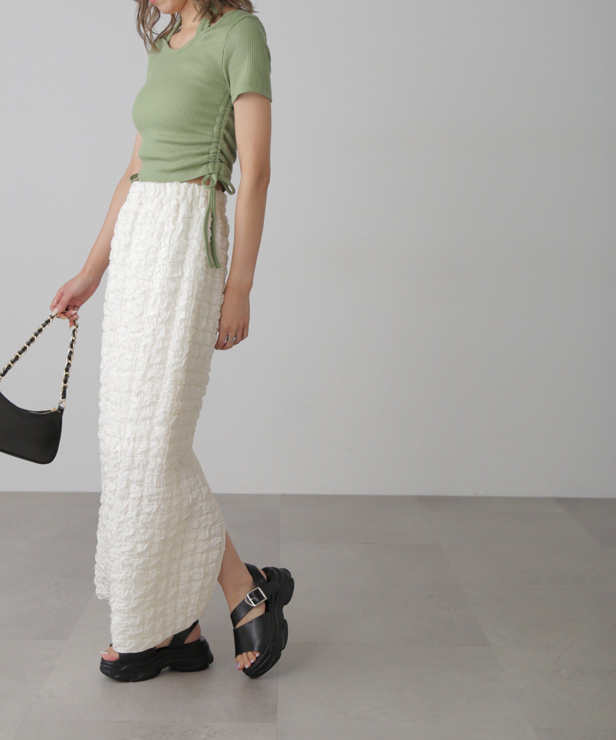  「ホルターネックコンパクトカットソー」|Tシャツ・カットソー|