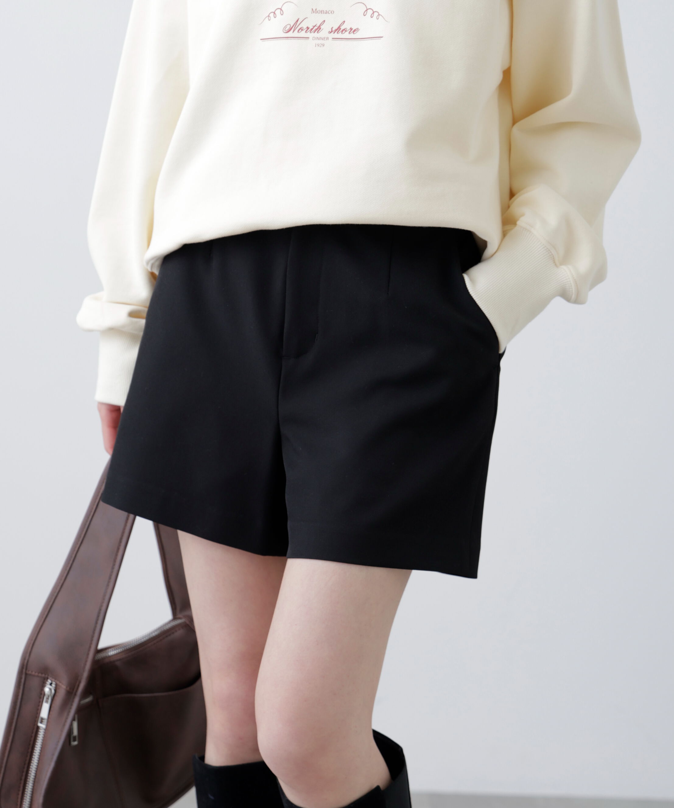  「〈セットアップ対応〉ハイウエストショートパンツ」|その他|